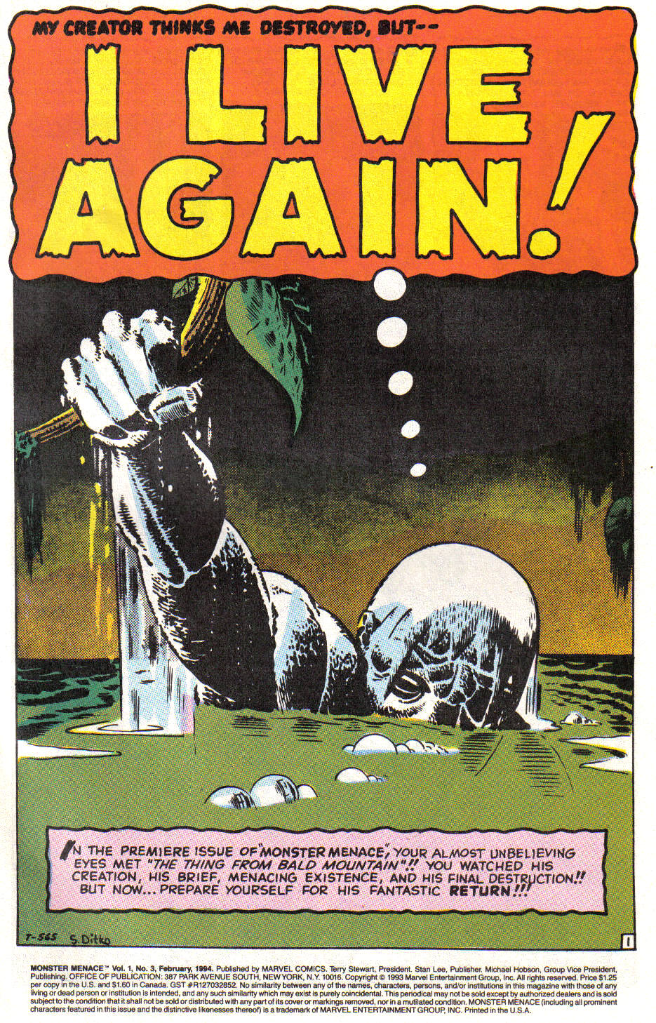 Read online Monster Menace comic -  Issue #3 - 3
