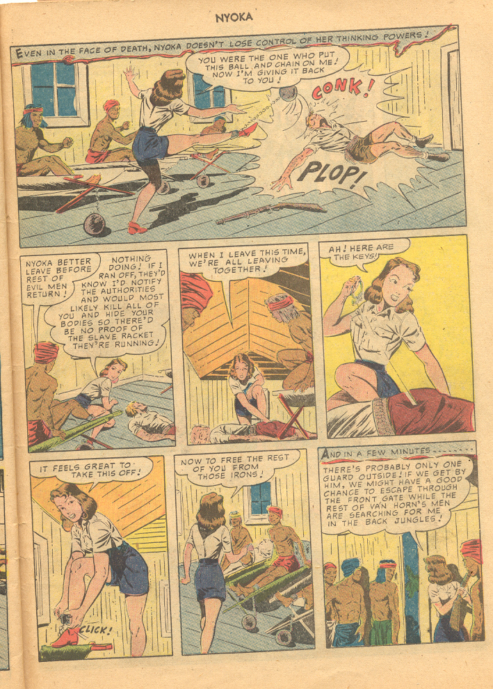 Read online Nyoka the Jungle Girl (1945) comic -  Issue #42 - 47