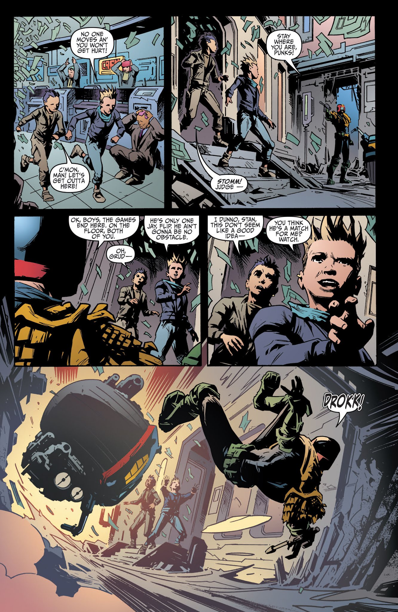 Read online Judge Dredd: Year One comic -  Issue #1 - 22