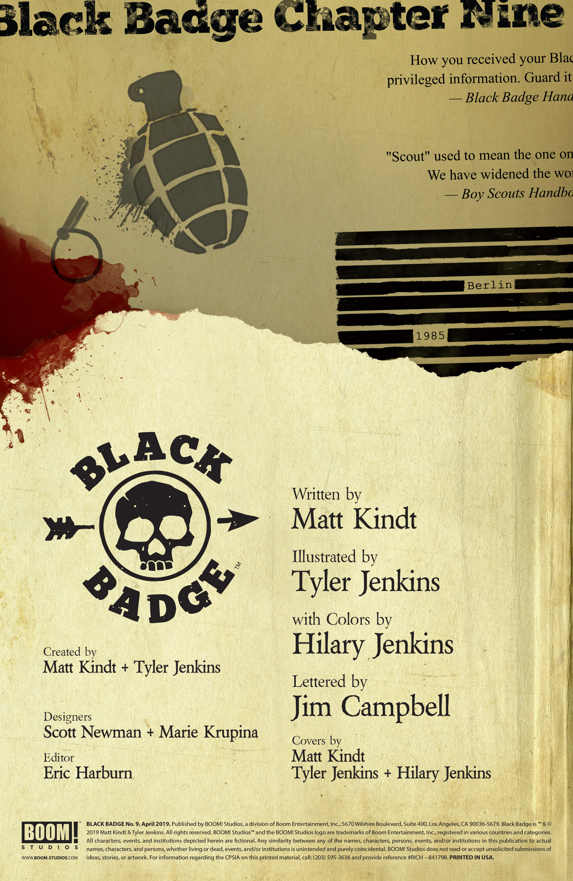 Read online Black Badge comic -  Issue #9 - 2