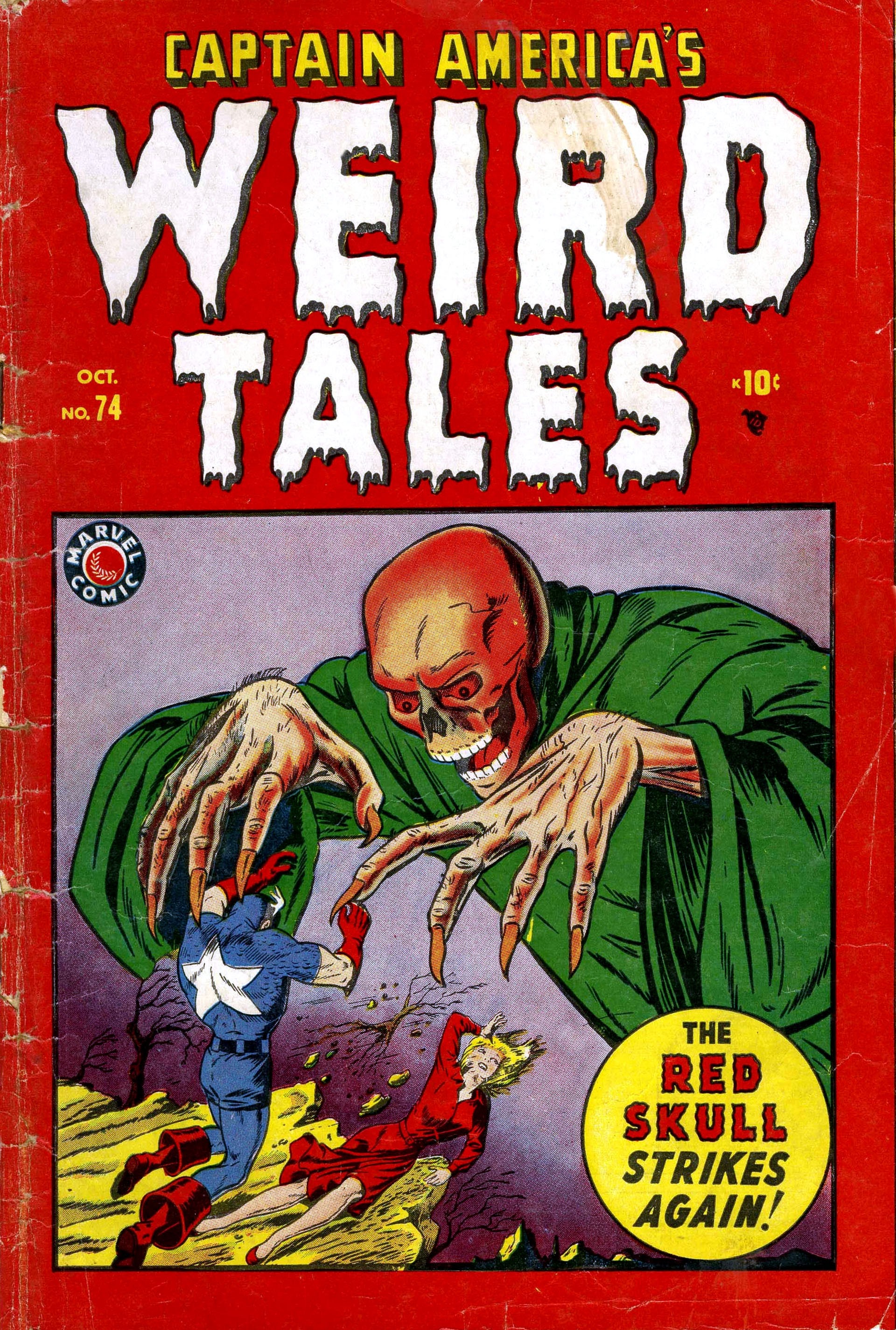Read online Captain America's Weird Tales comic -  Issue #74 - 1