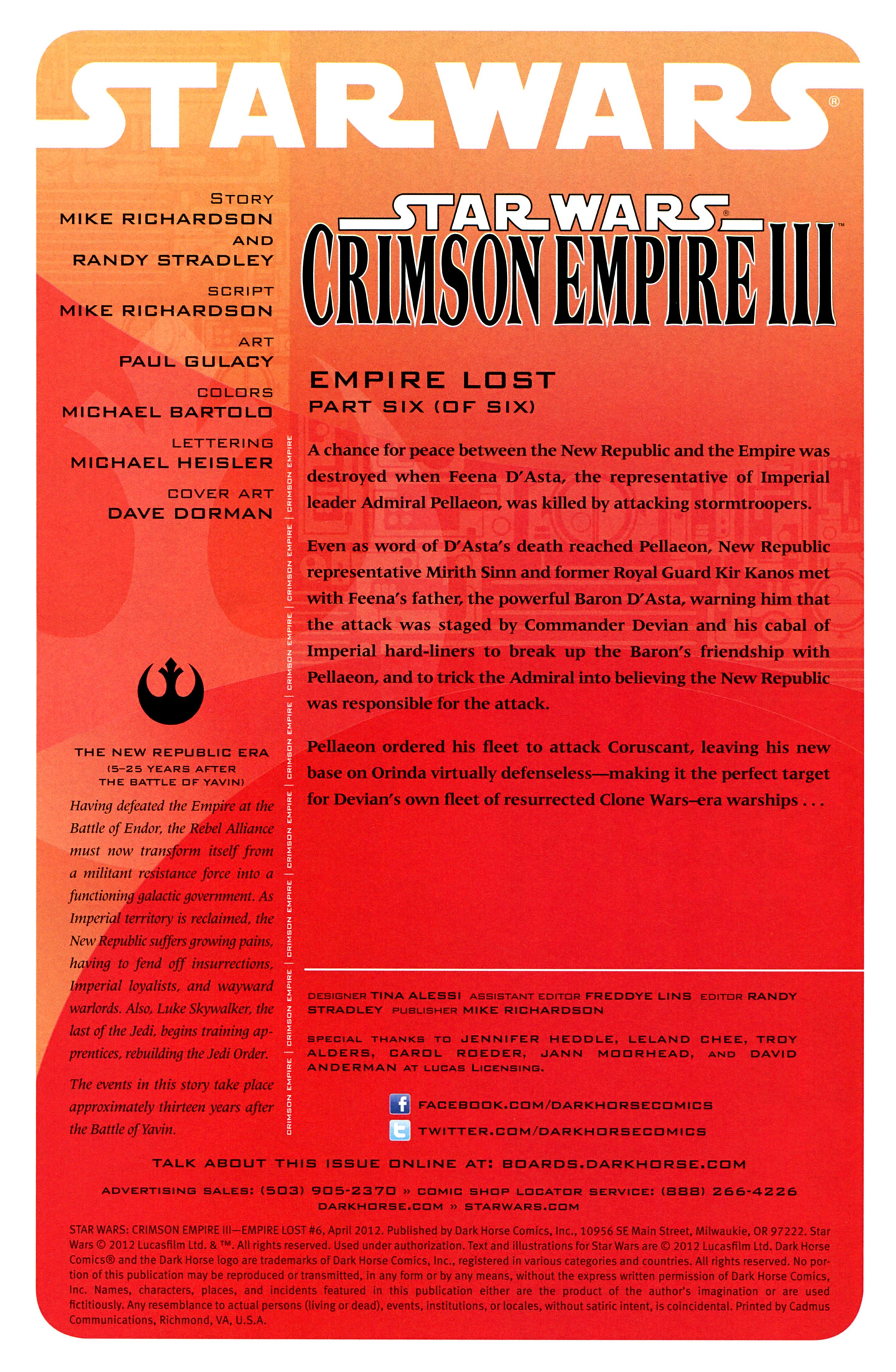 Read online Star Wars: Crimson Empire III - Empire Lost comic -  Issue #6 - 2