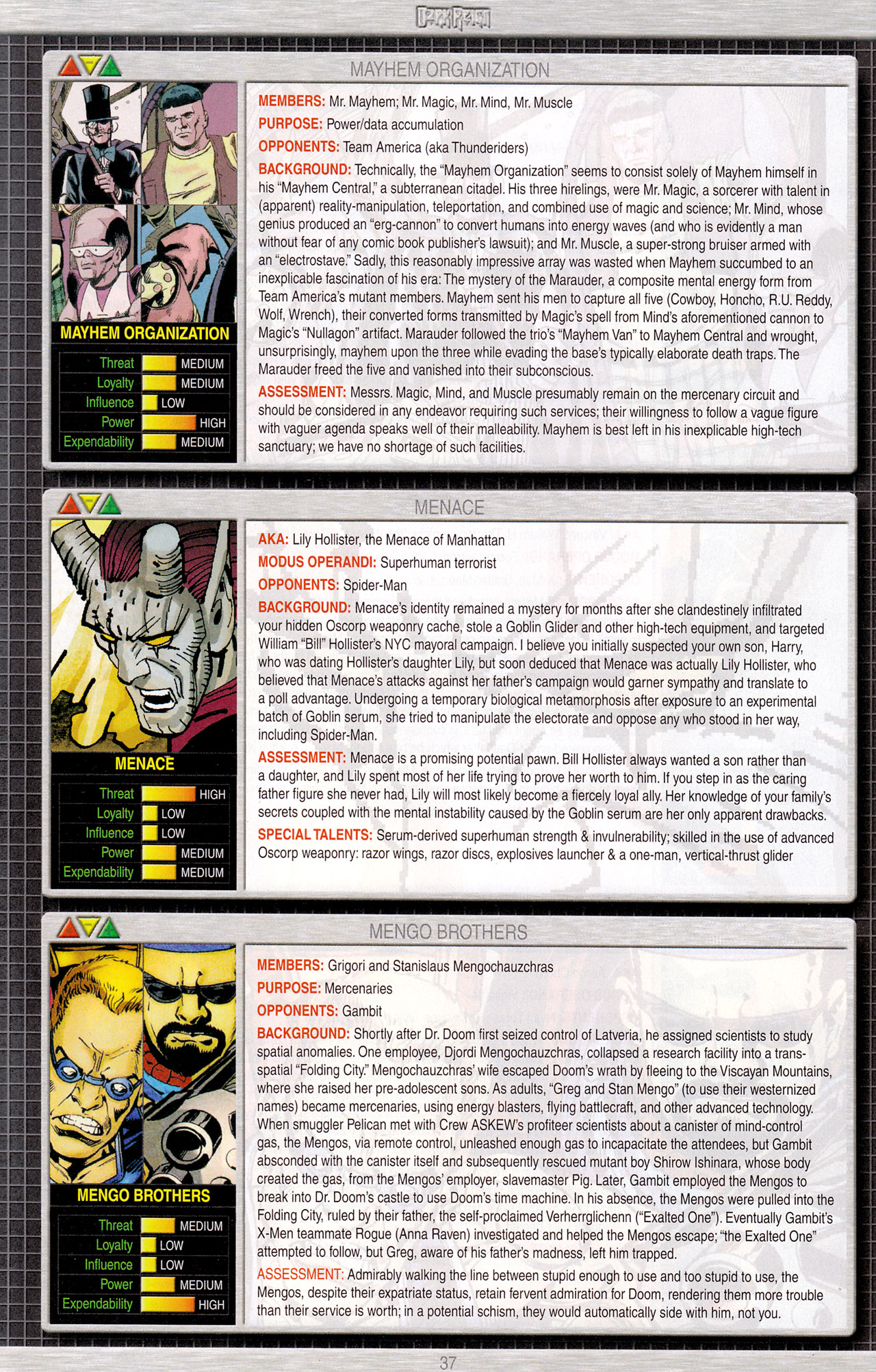 Read online Dark Reign Files comic -  Issue # Full - 39