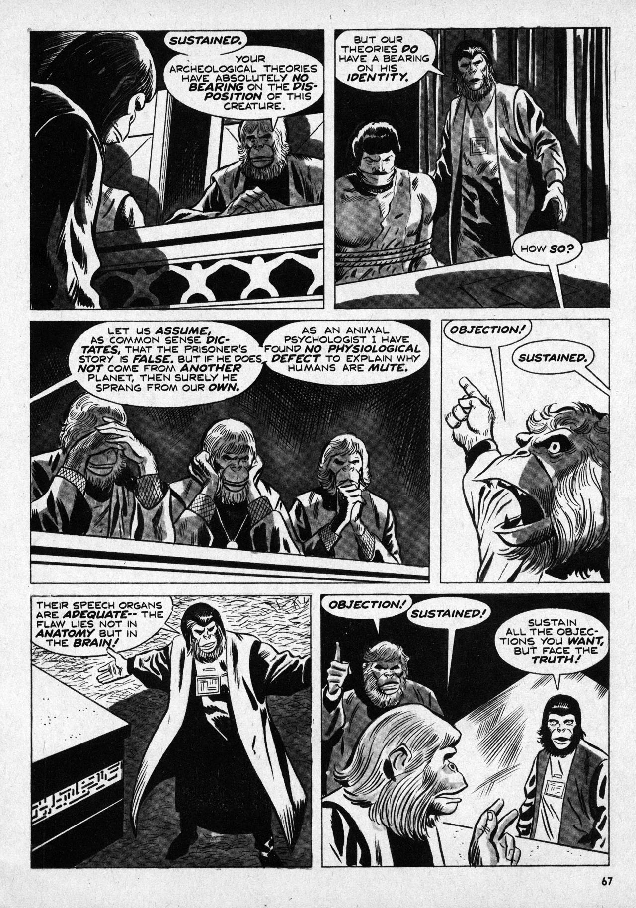 Read online Planet of the Apes comic -  Issue #4 - 61