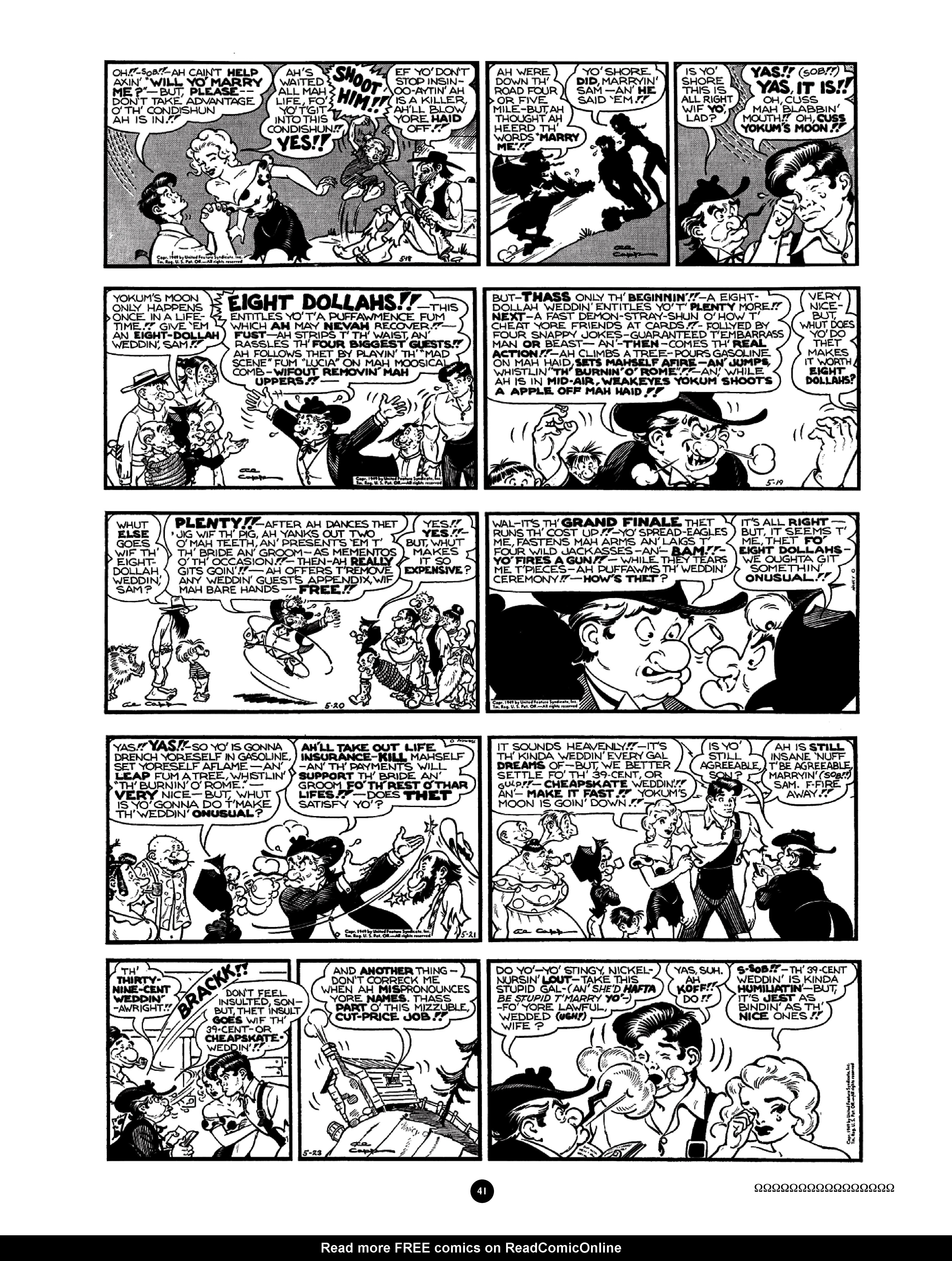 Read online Al Capp's Li'l Abner Complete Daily & Color Sunday Comics comic -  Issue # TPB 8 (Part 1) - 44