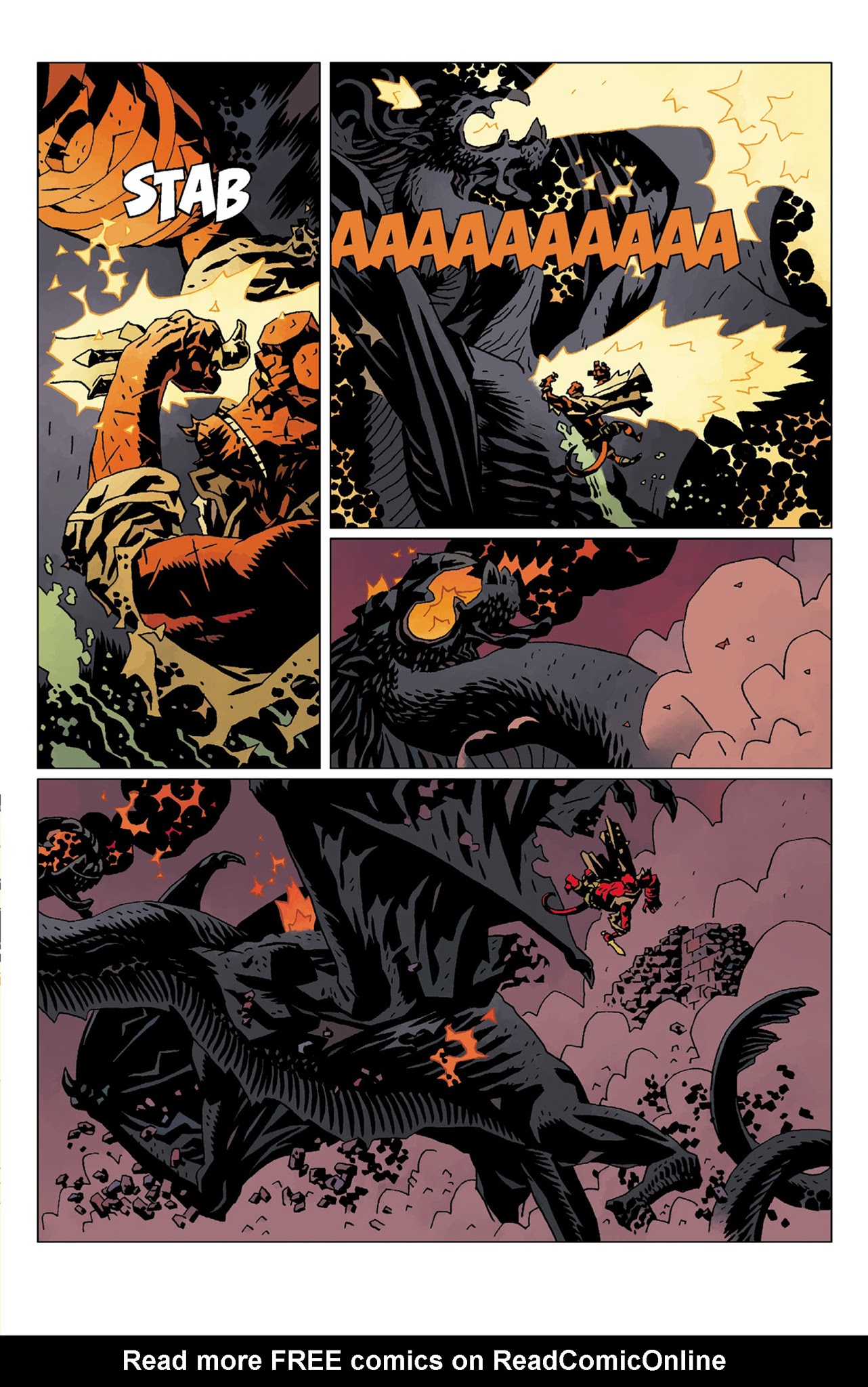 Read online Hellboy: The Storm And The Fury comic -  Issue # TPB - 154