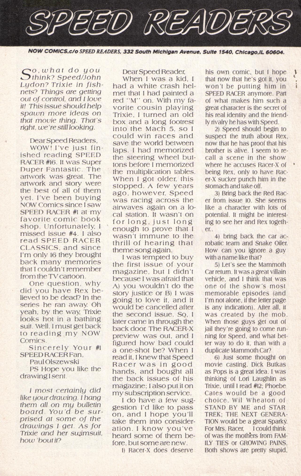Read online Speed Racer (1987) comic -  Issue #18 - 31