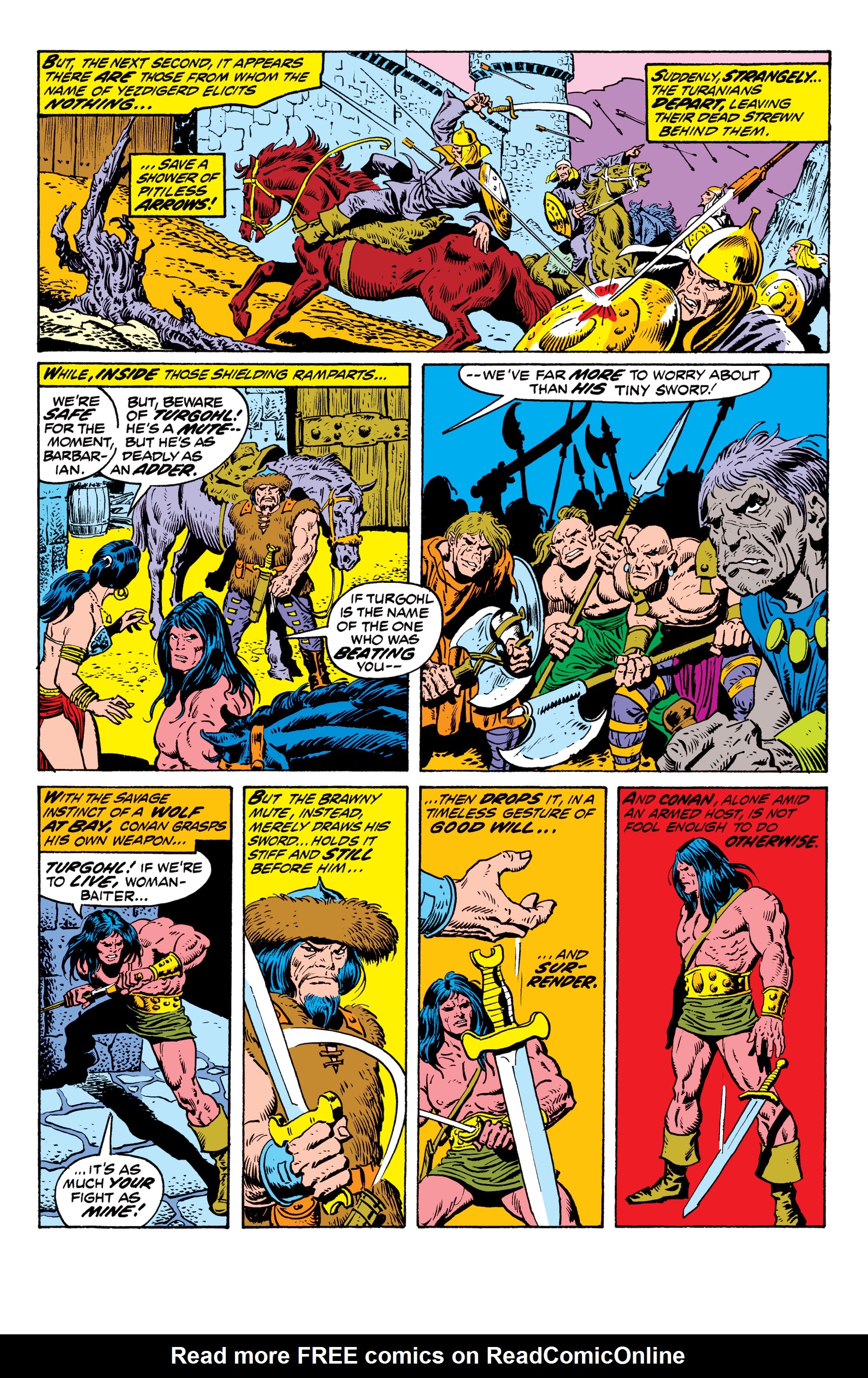 Read online Conan The Barbarian Epic Collection: The Original Marvel Years - The Curse Of The Golden Skull comic -  Issue # TPB (Part 1) - 11