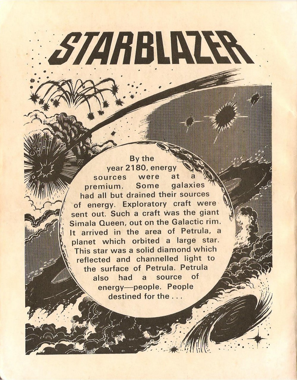 Read online Starblazer comic -  Issue #23 - 2