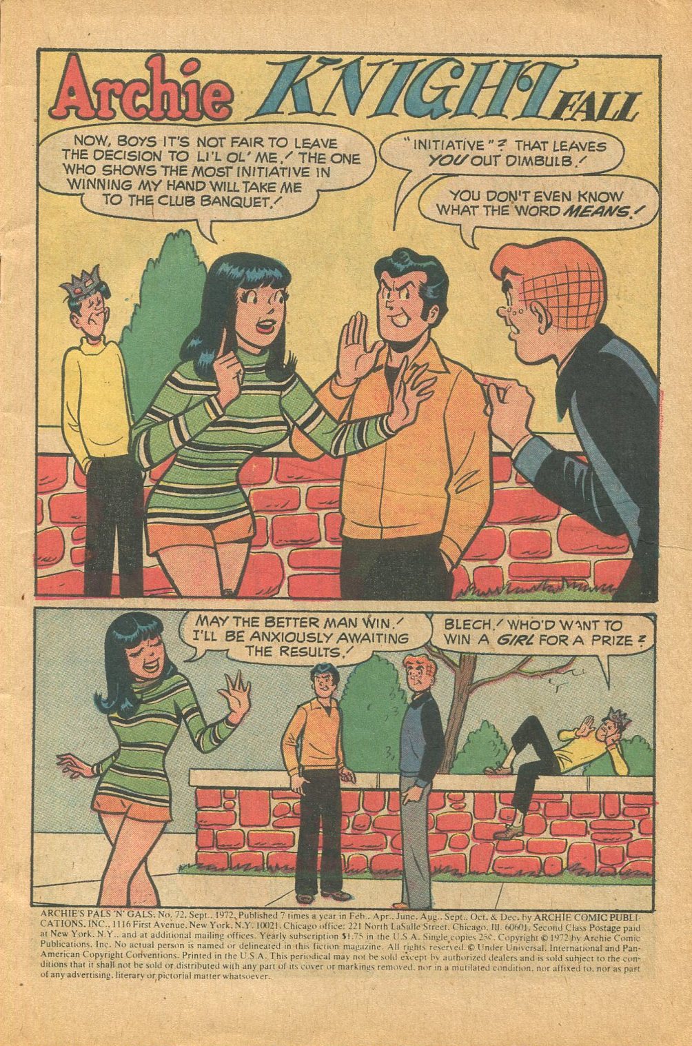 Read online Archie's Pals 'N' Gals (1952) comic -  Issue #72 - 3