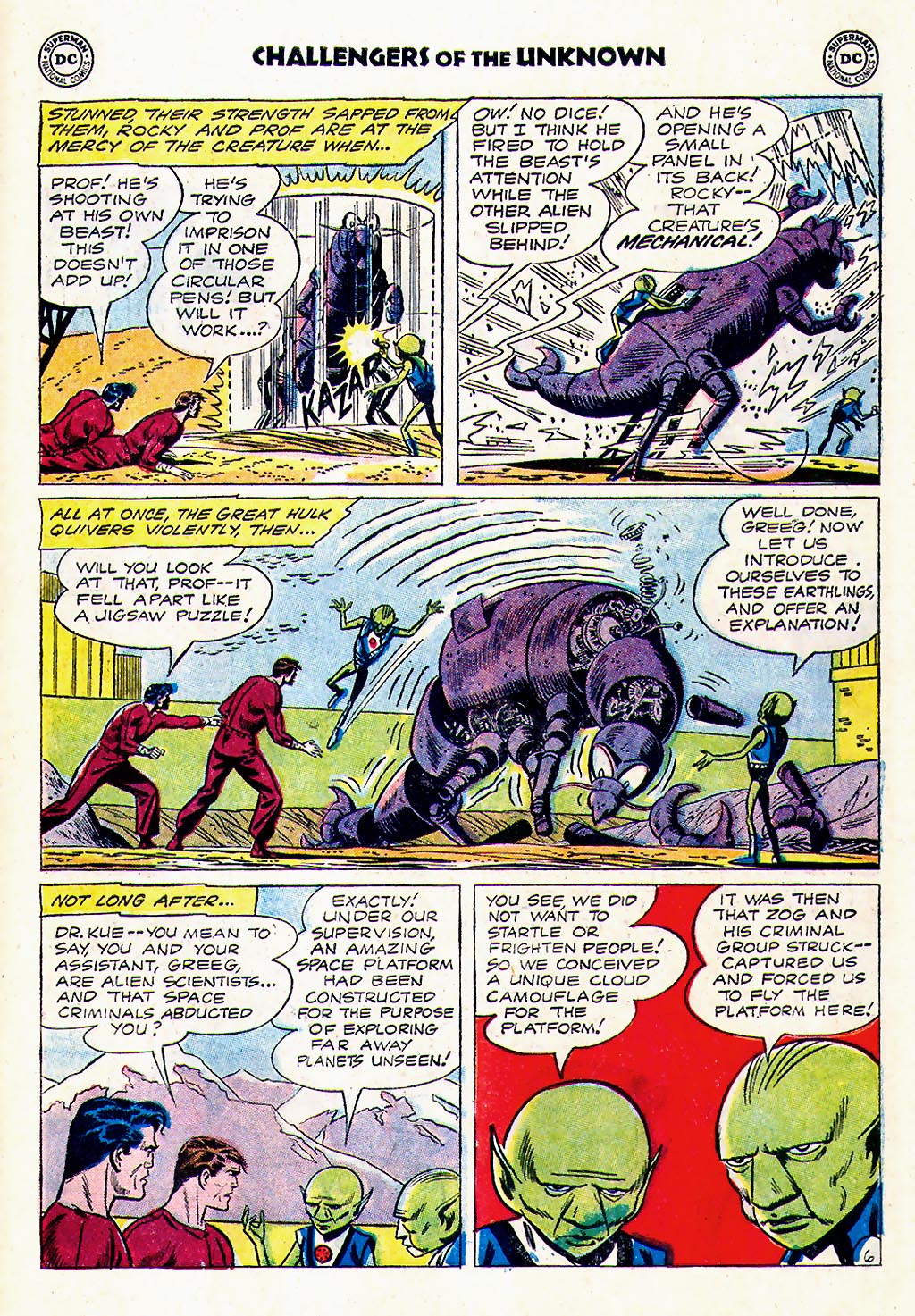 Read online Challengers of the Unknown (1958) comic -  Issue #23 - 23