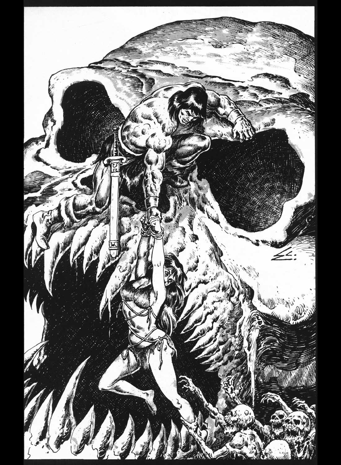 Read online The Savage Sword Of Conan comic -  Issue #160 - 59