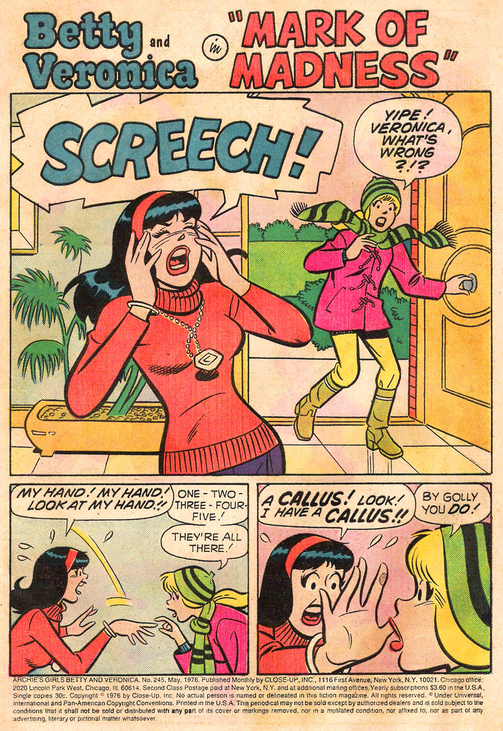 Read online Archie's Girls Betty and Veronica comic -  Issue #245 - 3