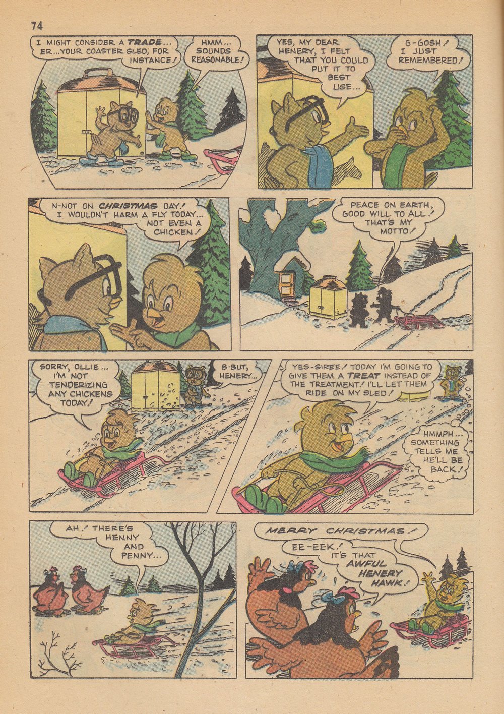 Read online Bugs Bunny's Christmas Funnies comic -  Issue # TPB 6 - 76