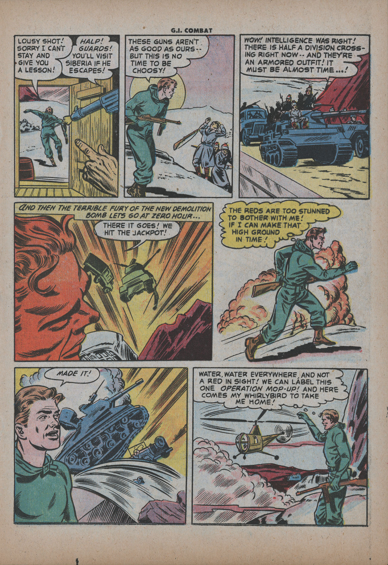 Read online G.I. Combat (1952) comic -  Issue #30 - 17