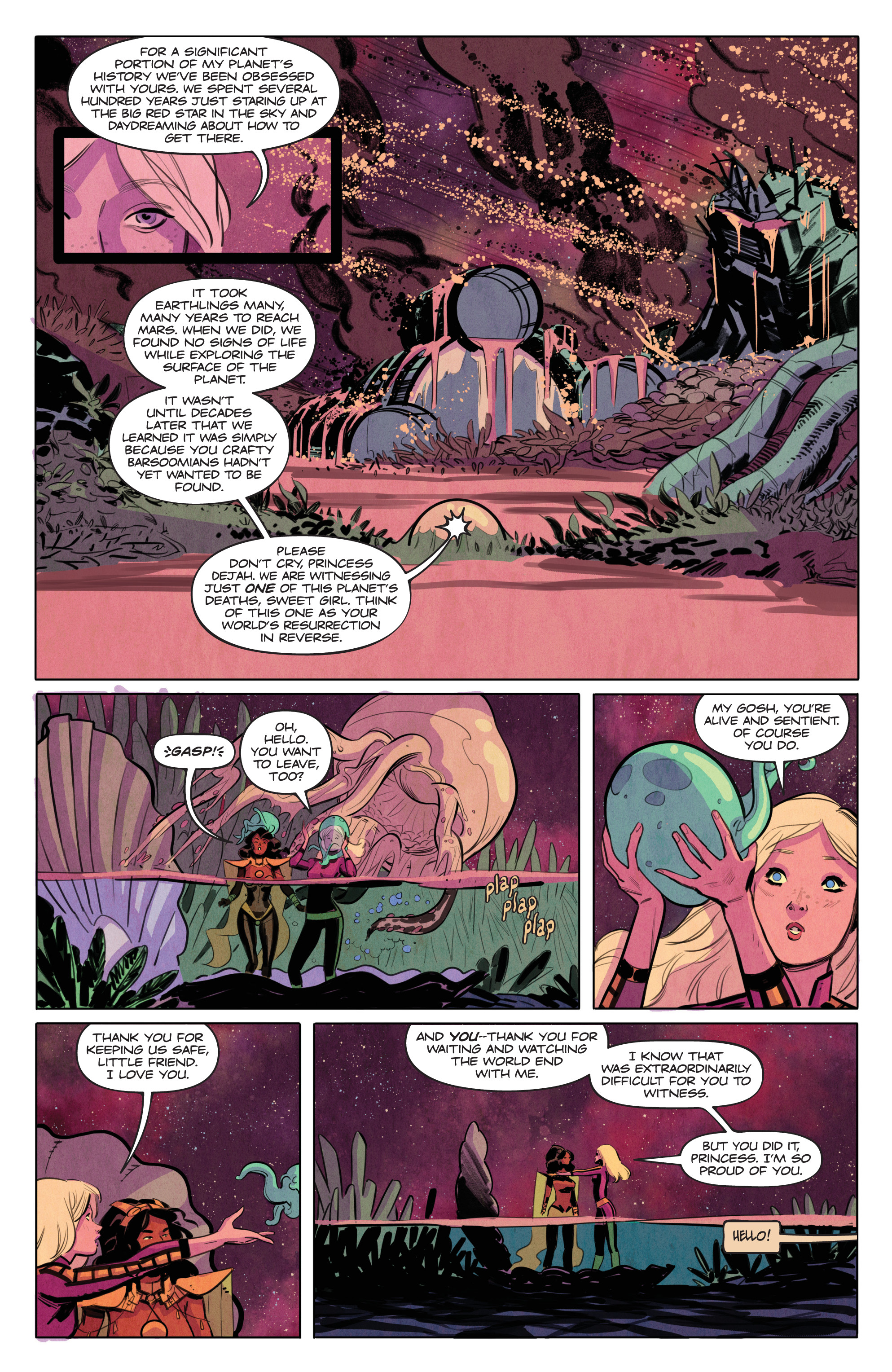 Read online Barbarella/Dejah Thoris comic -  Issue #4 - 18
