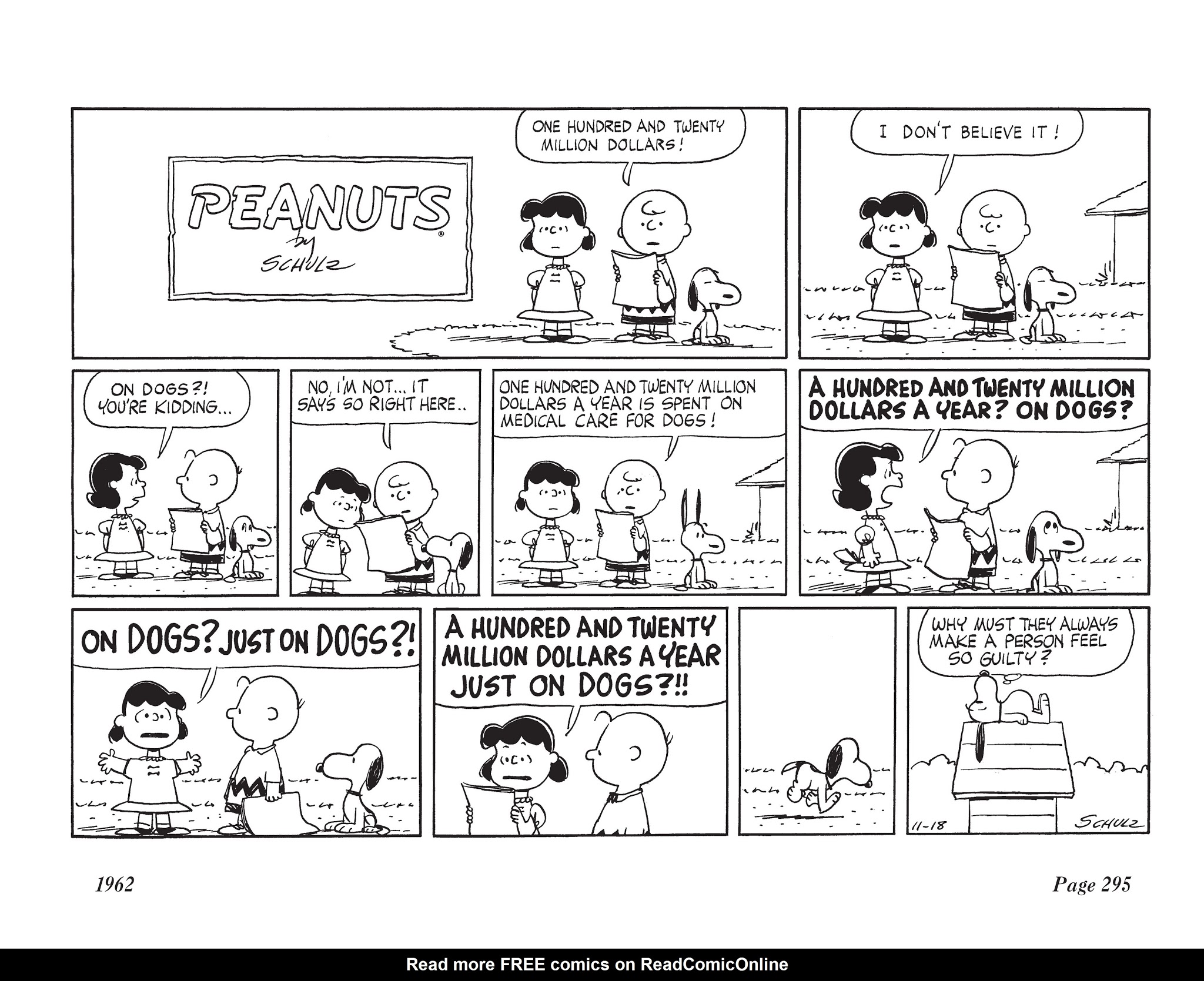 Read online The Complete Peanuts comic -  Issue # TPB 6 - 310