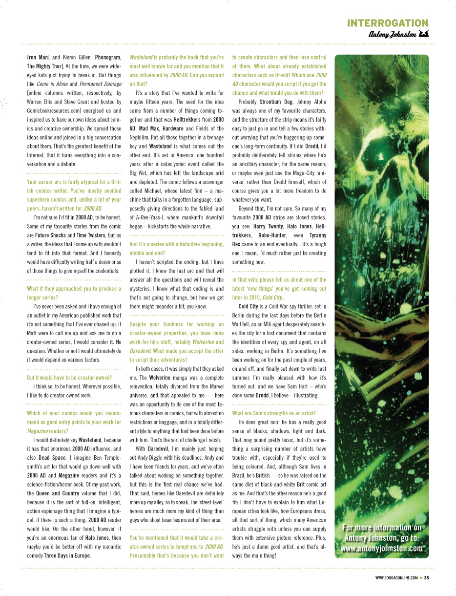 Read online Judge Dredd Megazine (Vol. 5) comic -  Issue #299 - 35