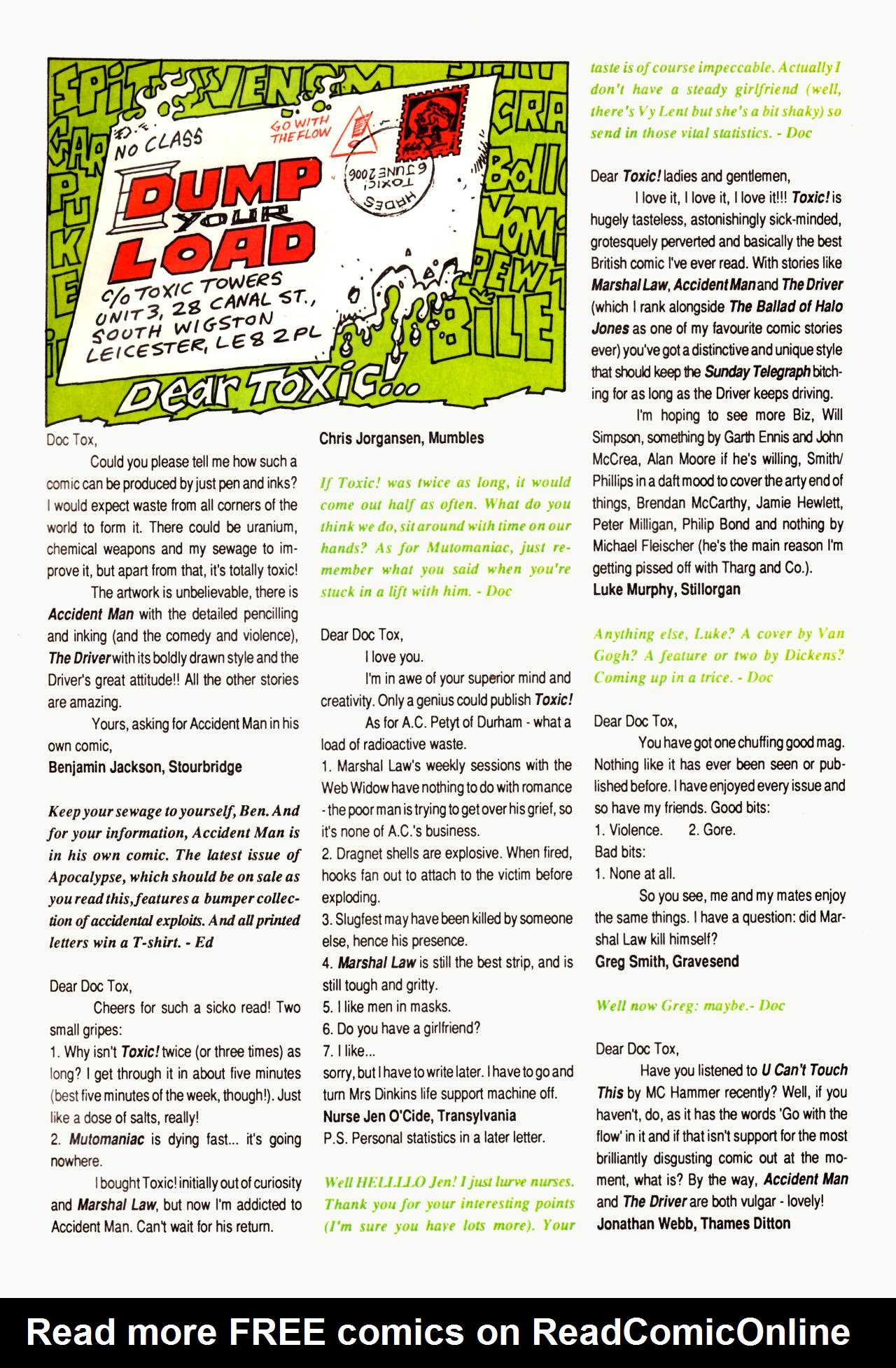 Read online Toxic! comic -  Issue #12 - 33