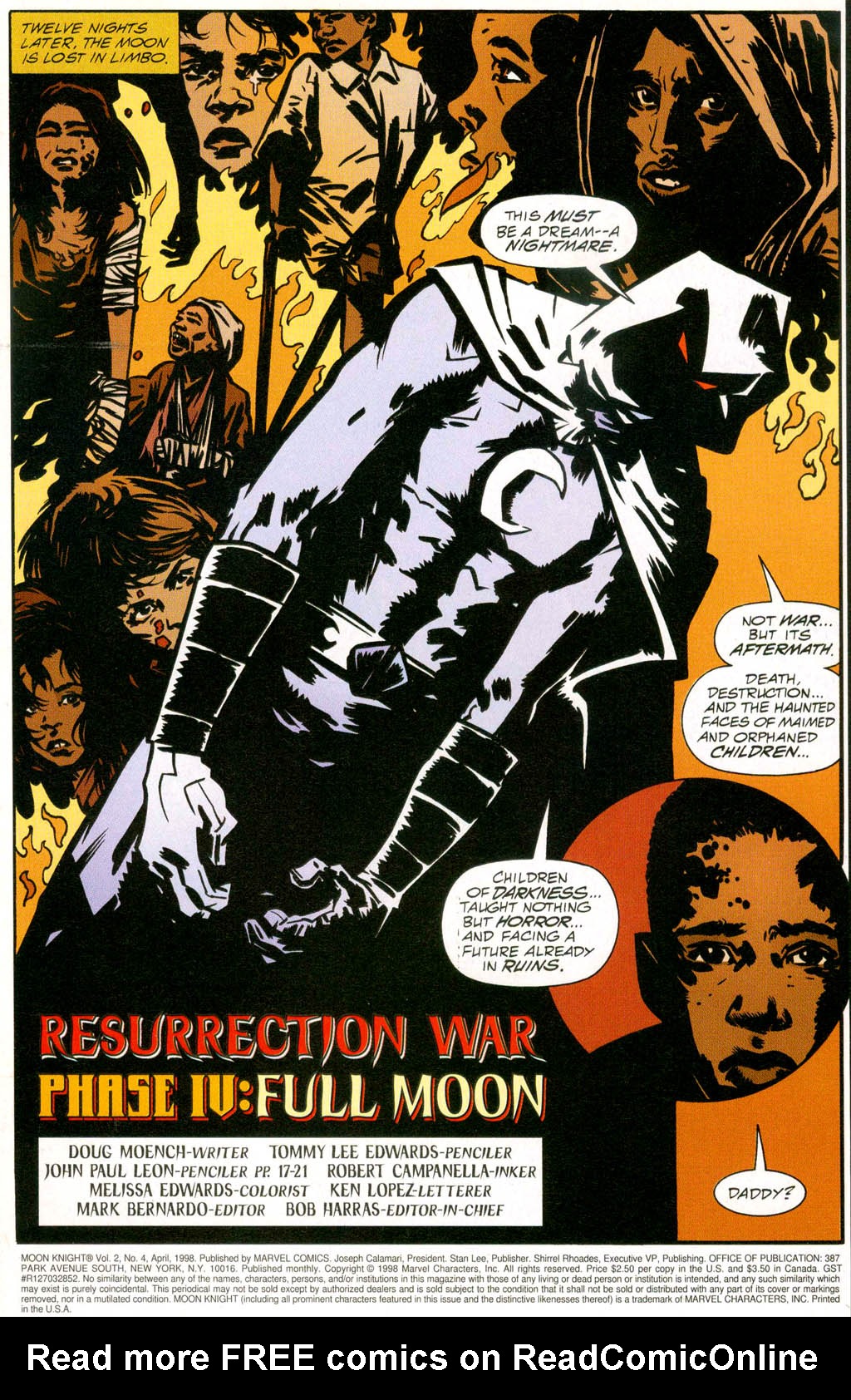 Read online Moon Knight (1998) comic -  Issue #4 - 3
