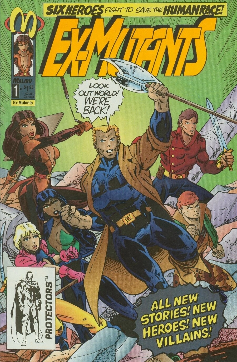 Read online Ex-Mutants comic -  Issue #1 - 1