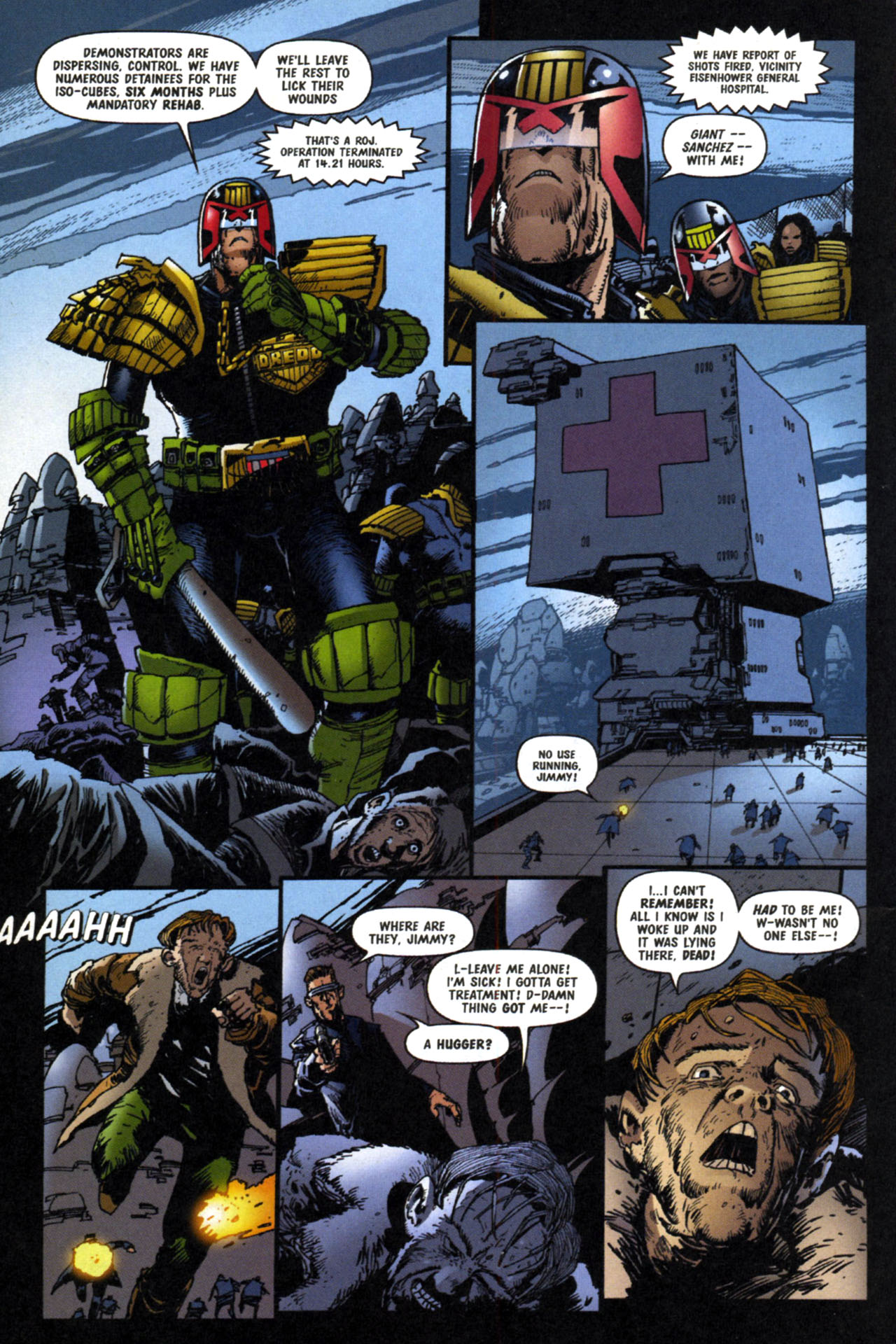 Read online Judge Dredd Vs. Aliens:  Incubus comic -  Issue #1 - 6