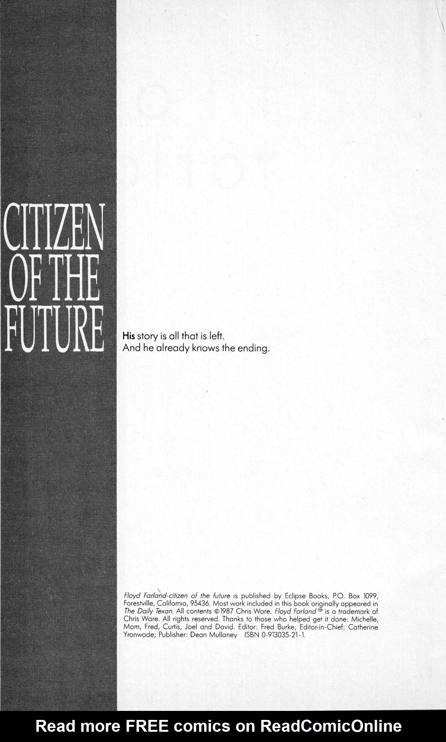 Read online Floyd Farland: Citizen of the Future comic -  Issue # Full - 4