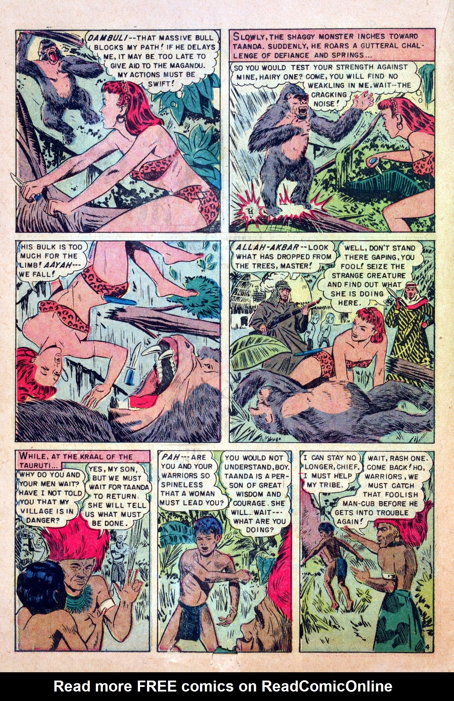 Read online Taanda White Princess of the Jungle comic -  Issue #1 - 14