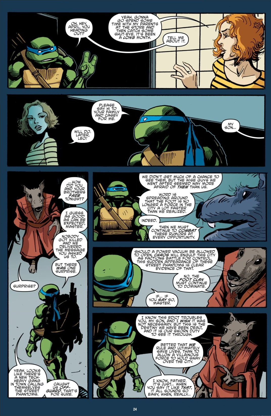 Read online Teenage Mutant Ninja Turtles: The IDW Collection comic -  Issue # TPB 7 (Part 1) - 24
