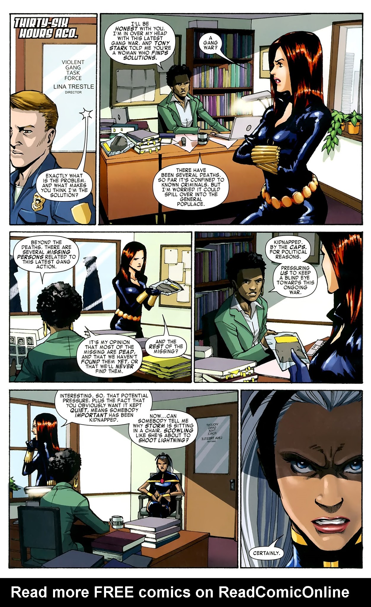 Read online Black Widow & The Marvel Girls comic -  Issue #4 - 5