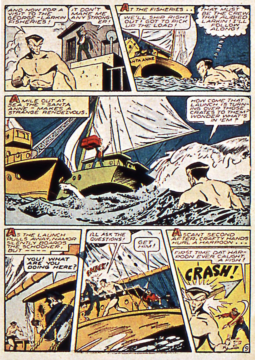 Read online Sub-Mariner Comics comic -  Issue #17 - 11