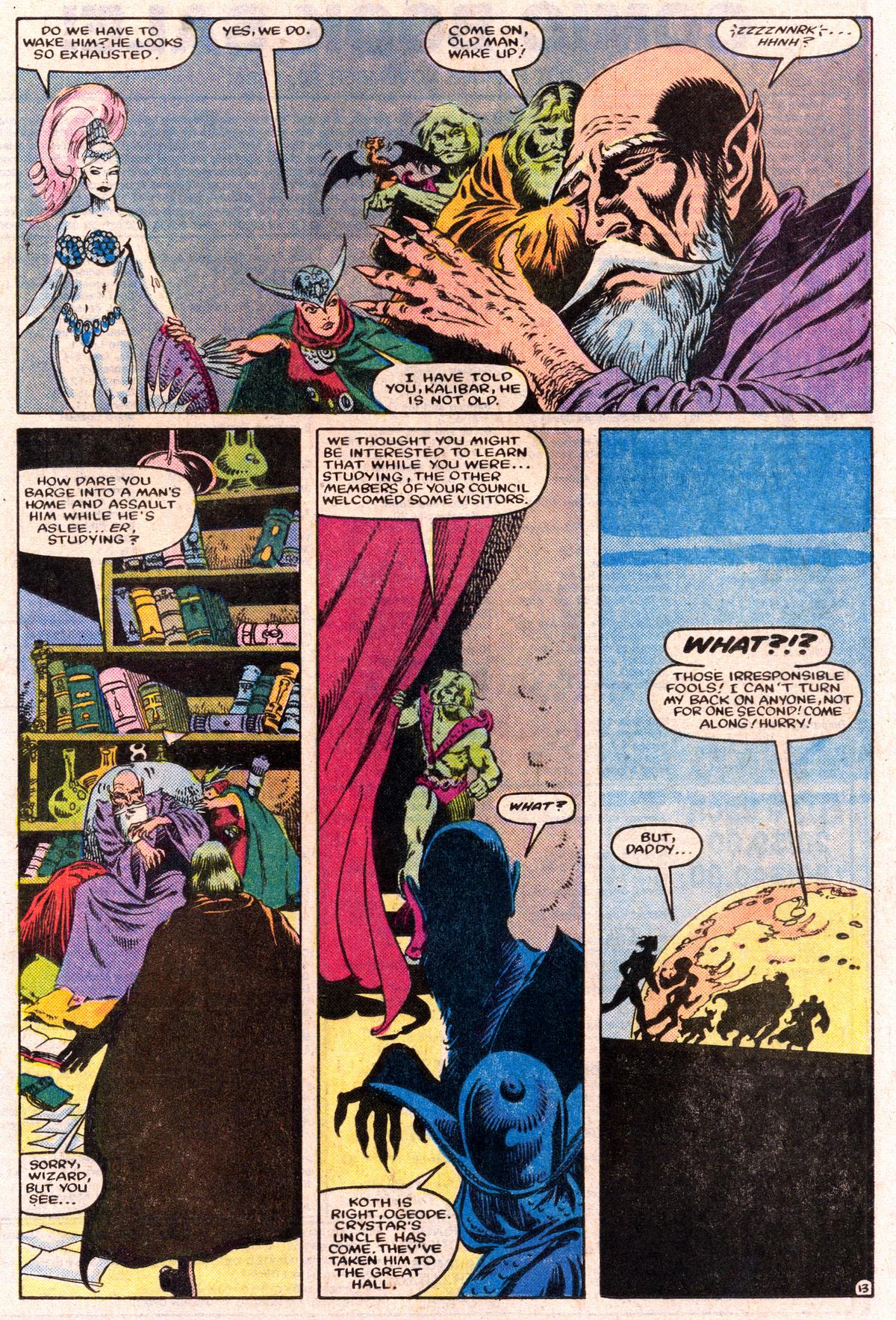 Read online The Saga of Crystar, Crystal Warrior comic -  Issue #9 - 14