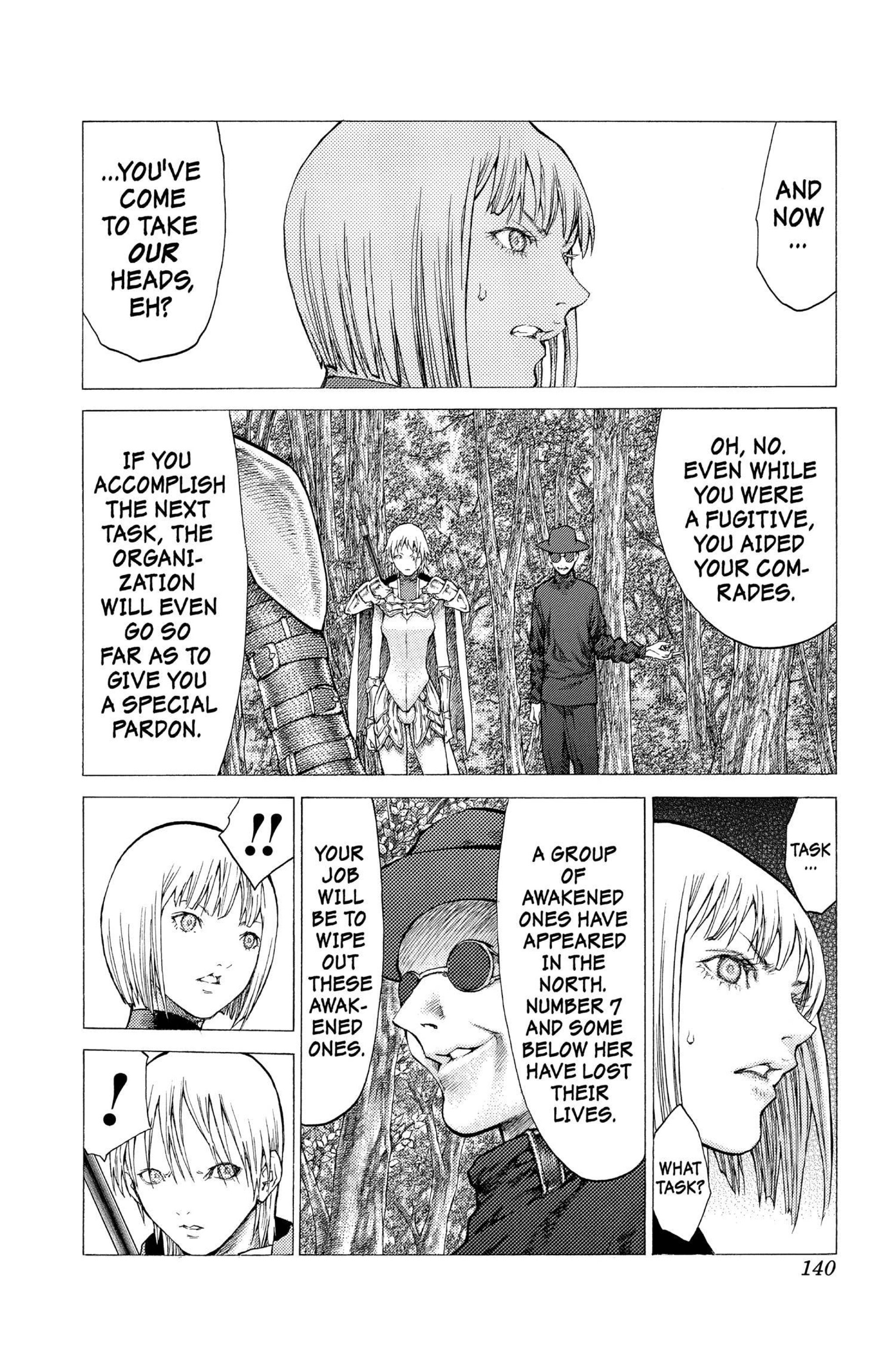 Read online Claymore comic -  Issue #9 - 130