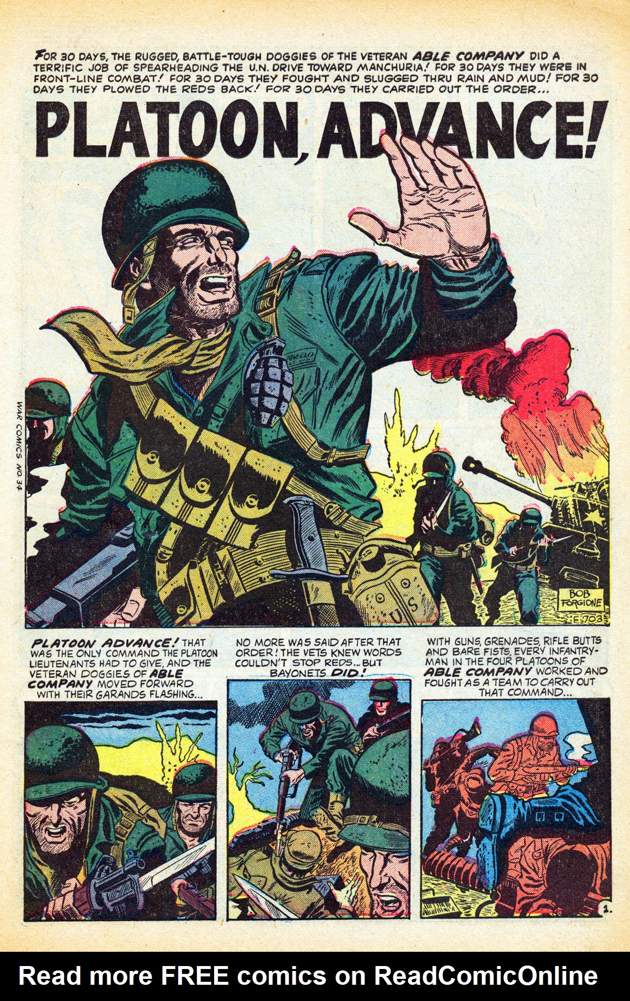 Read online War Comics comic -  Issue #34 - 3