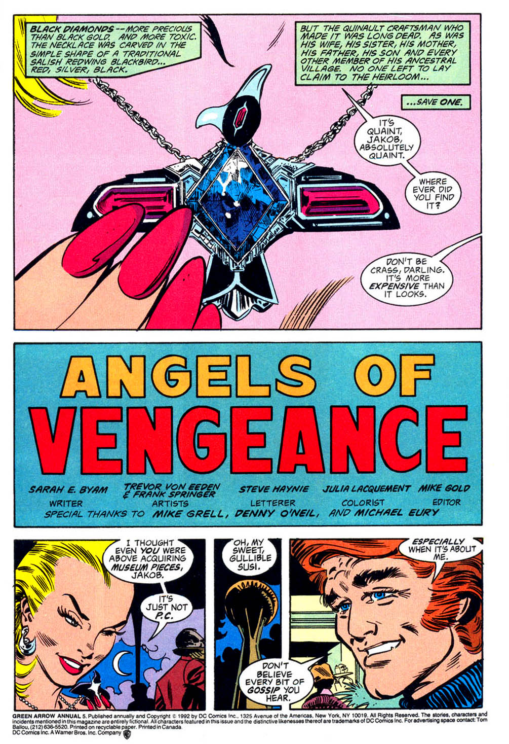 Read online Green Arrow (1988) comic -  Issue # Annual 5 - 2