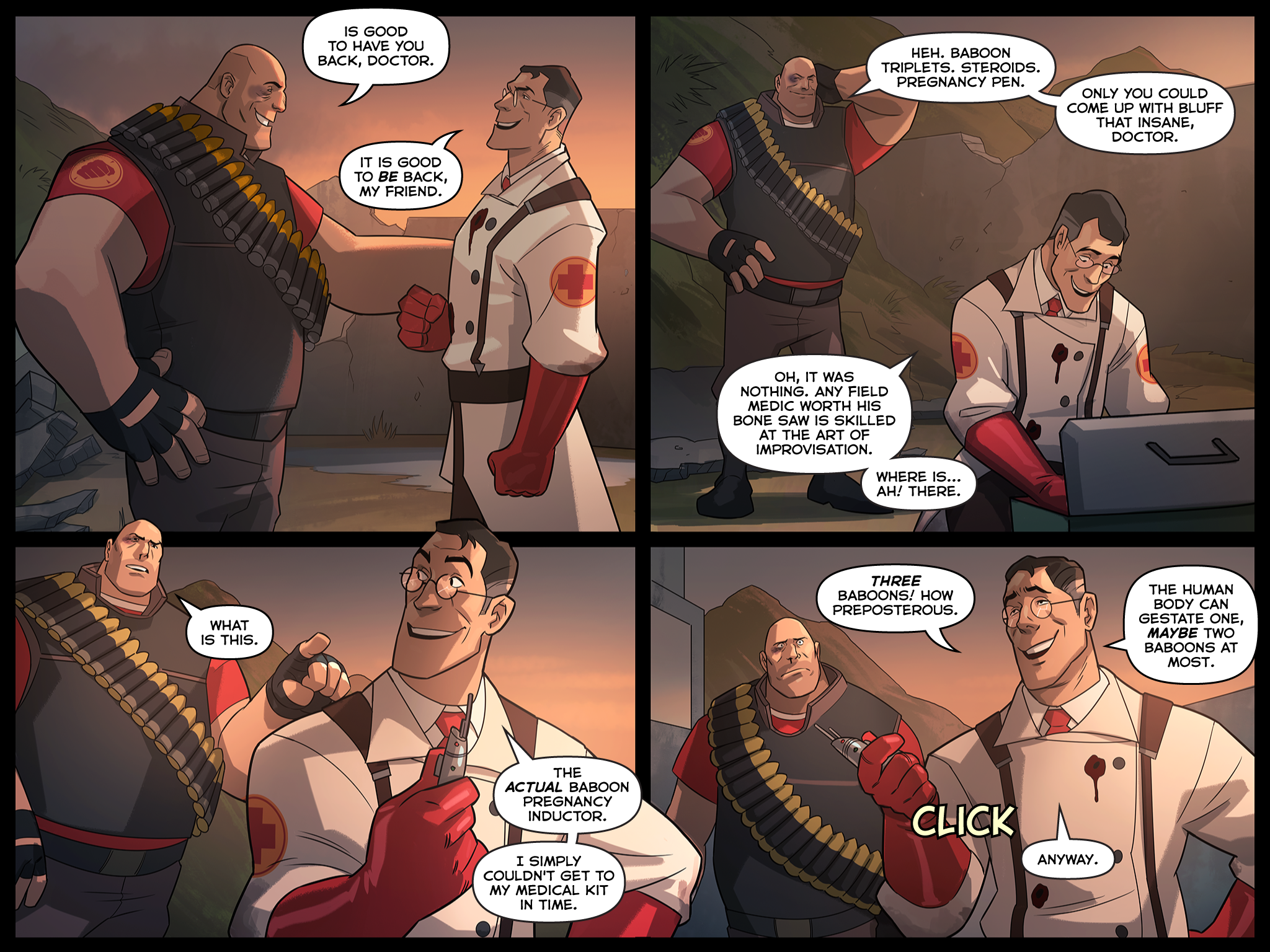 Read online Team Fortress 2 comic -  Issue #6 - 247
