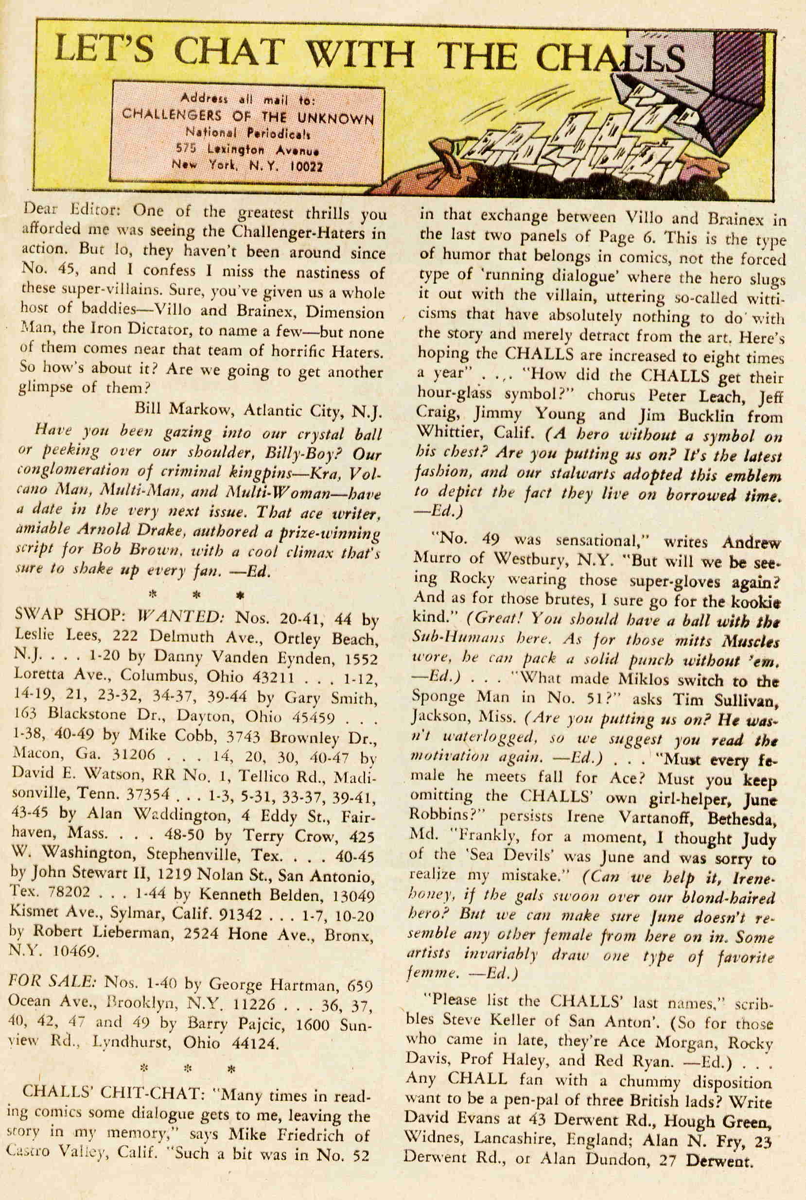 Read online Challengers of the Unknown (1958) comic -  Issue #54 - 28