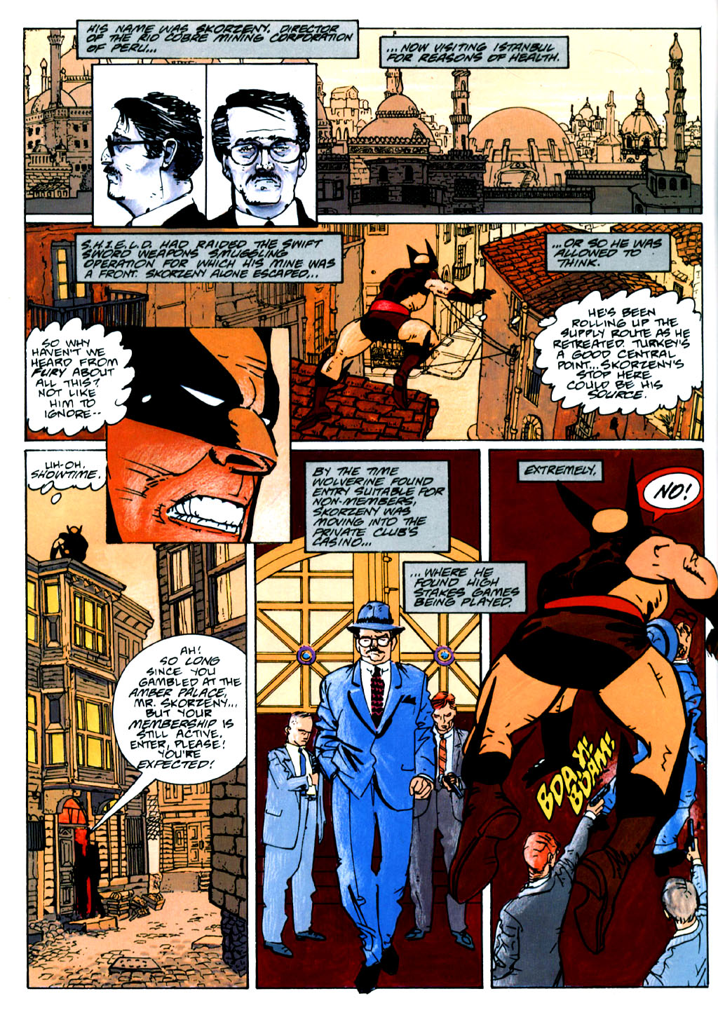 Read online Marvel Graphic Novel comic -  Issue #50 - Wolverine & Nick Fury - The Scorpio Connection - 37