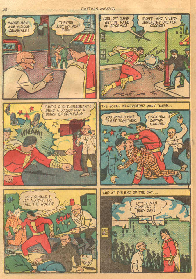Read online Captain Marvel Adventures comic -  Issue #28 - 38