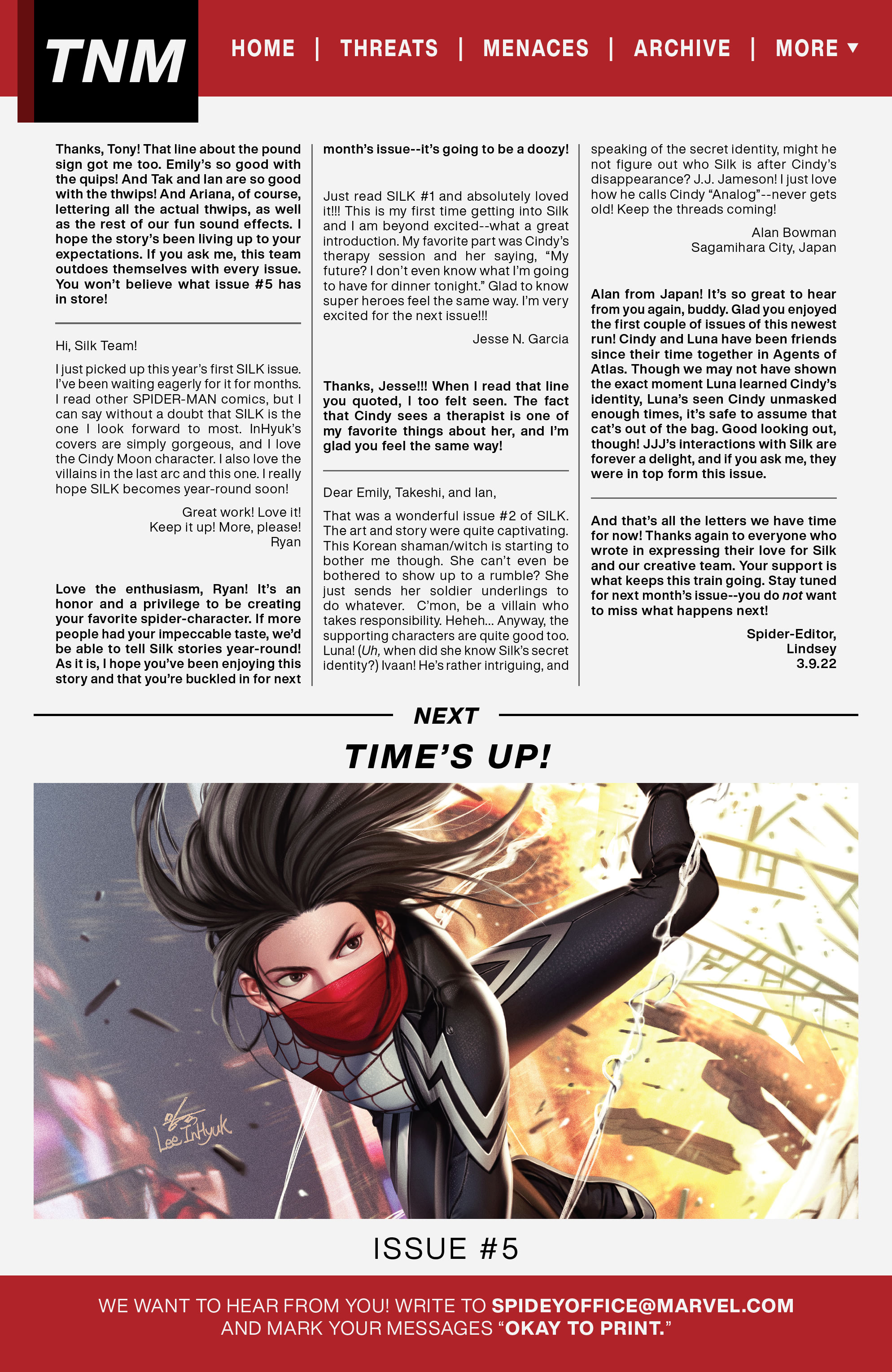 Read online Silk (2022) comic -  Issue #4 - 23