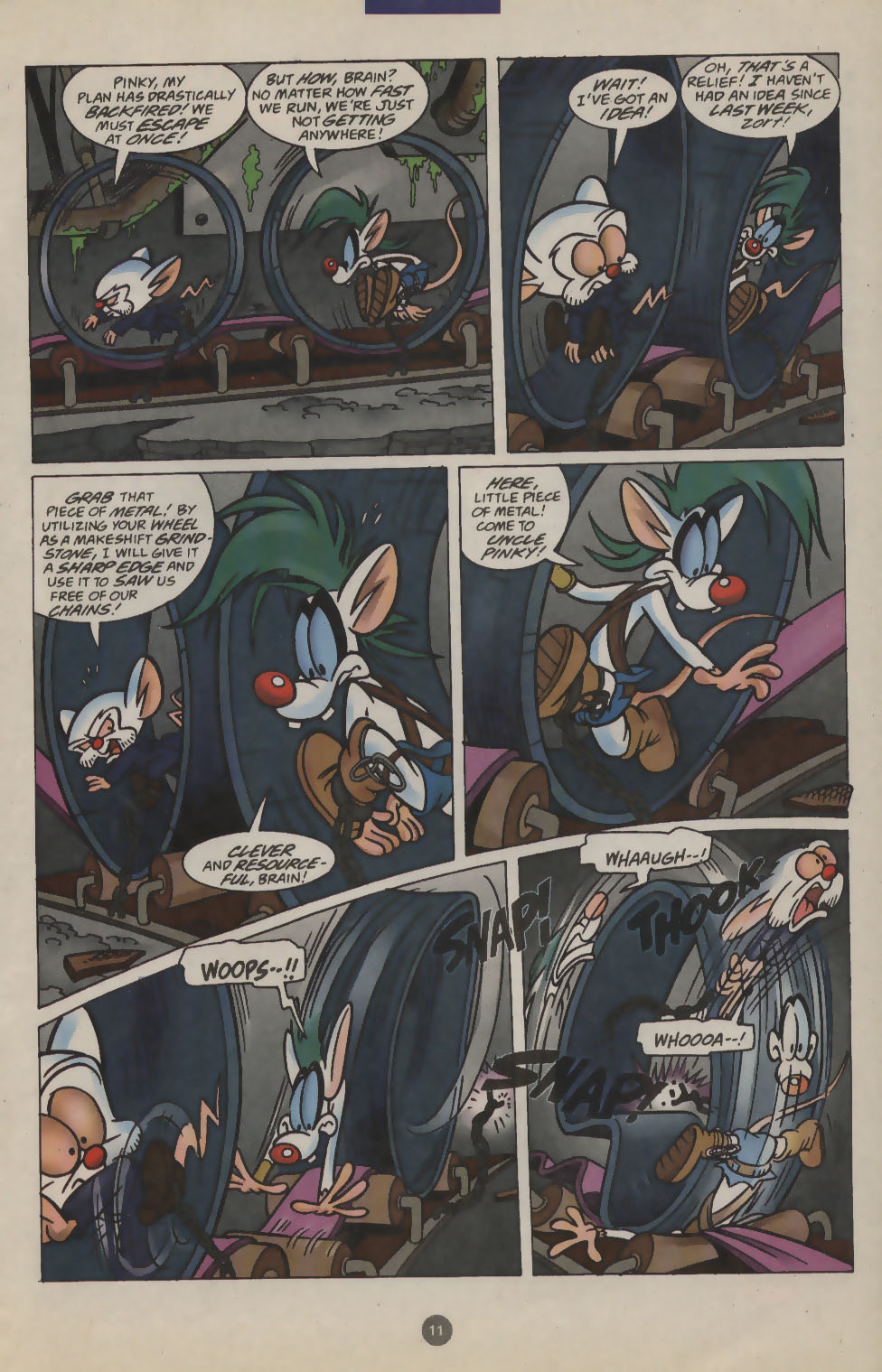 Read online Pinky and The Brain comic -  Issue #10 - 10