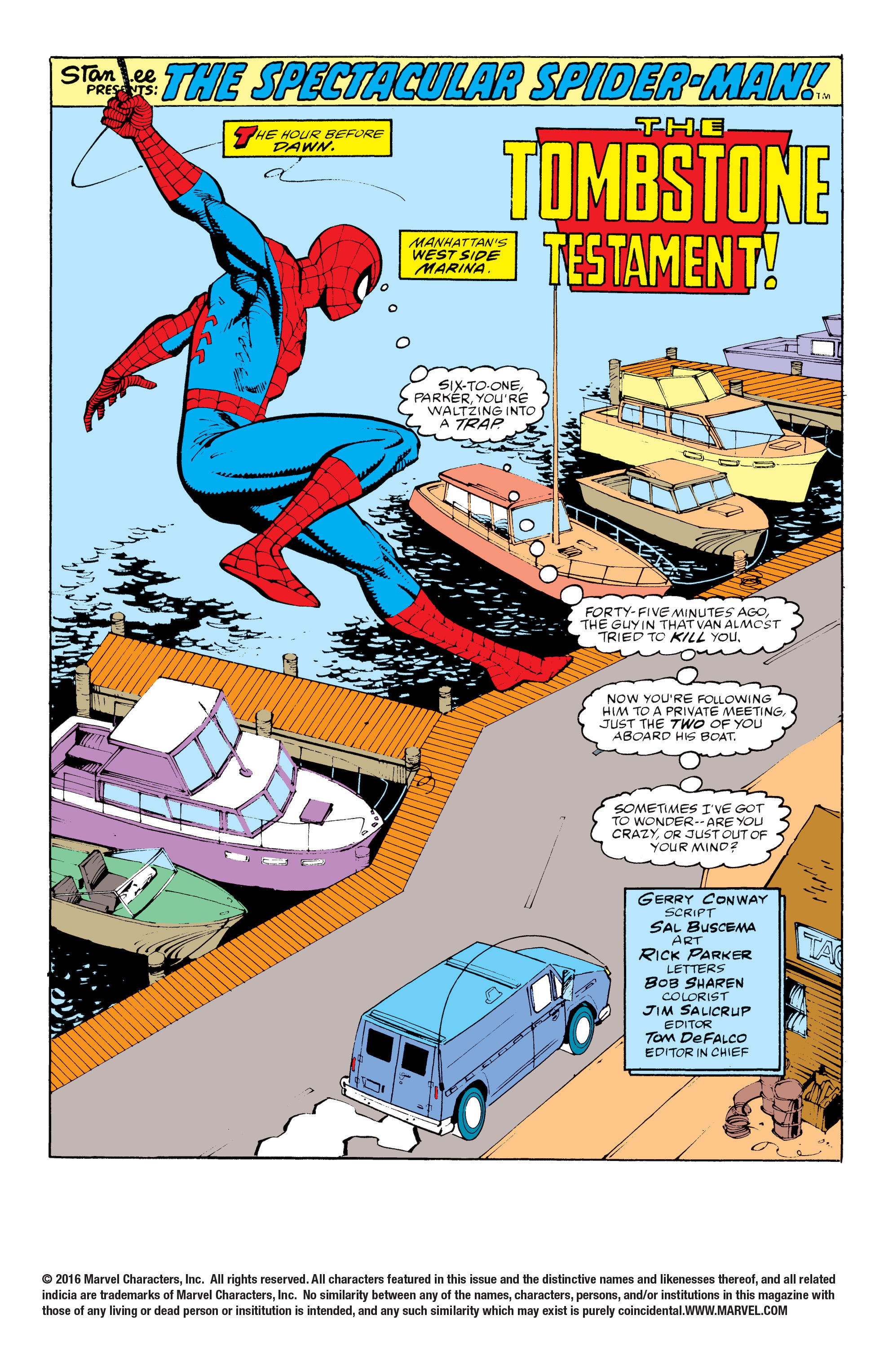 Read online The Spectacular Spider-Man (1976) comic -  Issue # _TPB Tombstone (Part 1) - 98