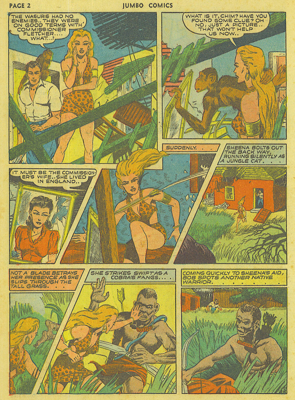 Read online Jumbo Comics comic -  Issue #28 - 4