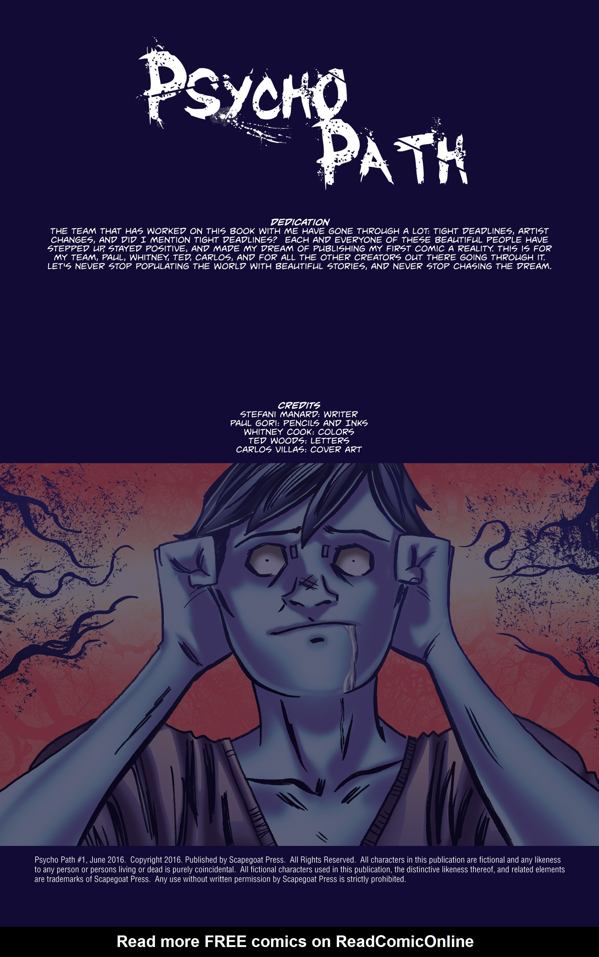 Read online Psycho Path comic -  Issue #1 - 2