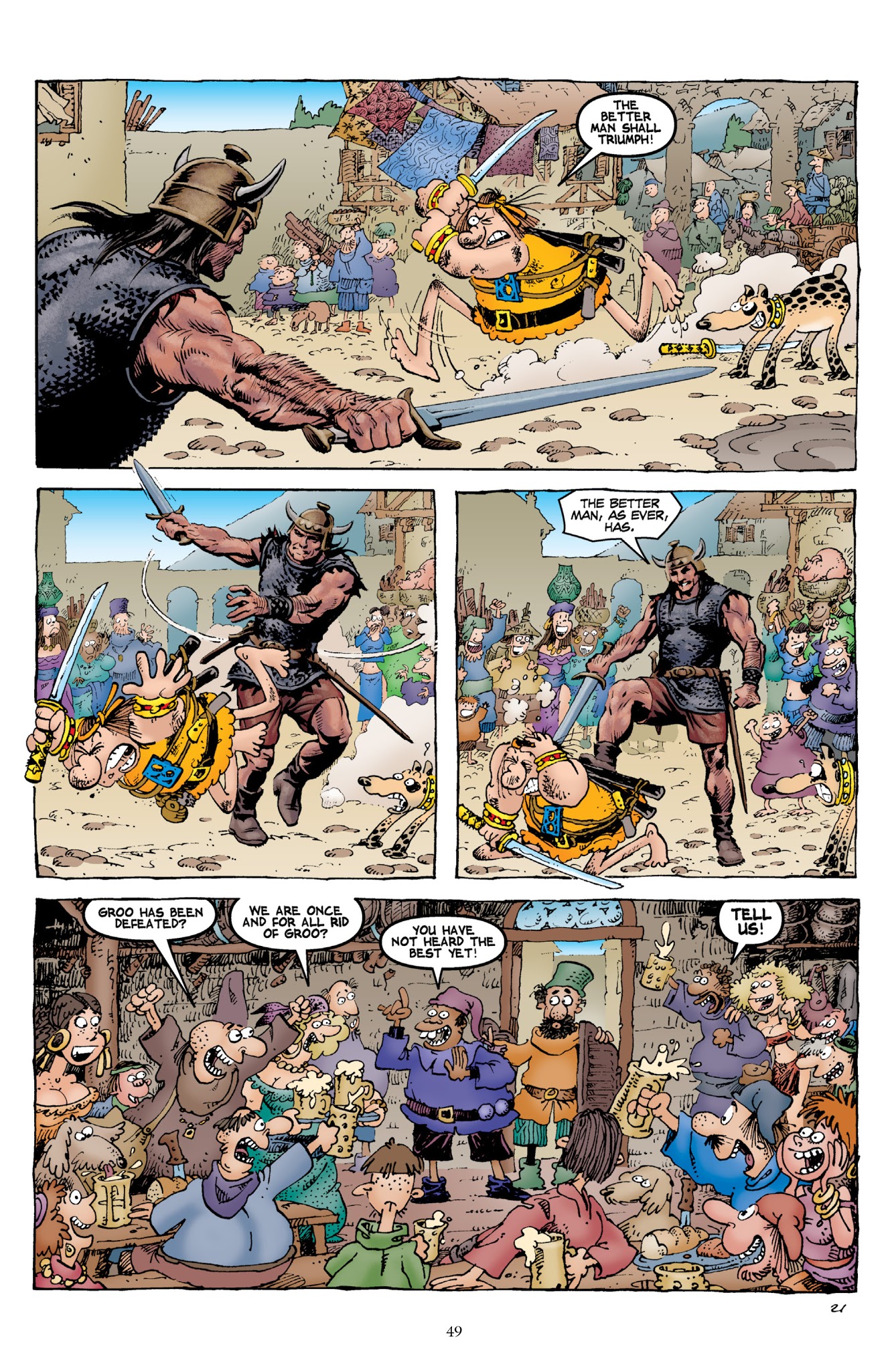 Read online Groo vs. Conan comic -  Issue # TPB - 51