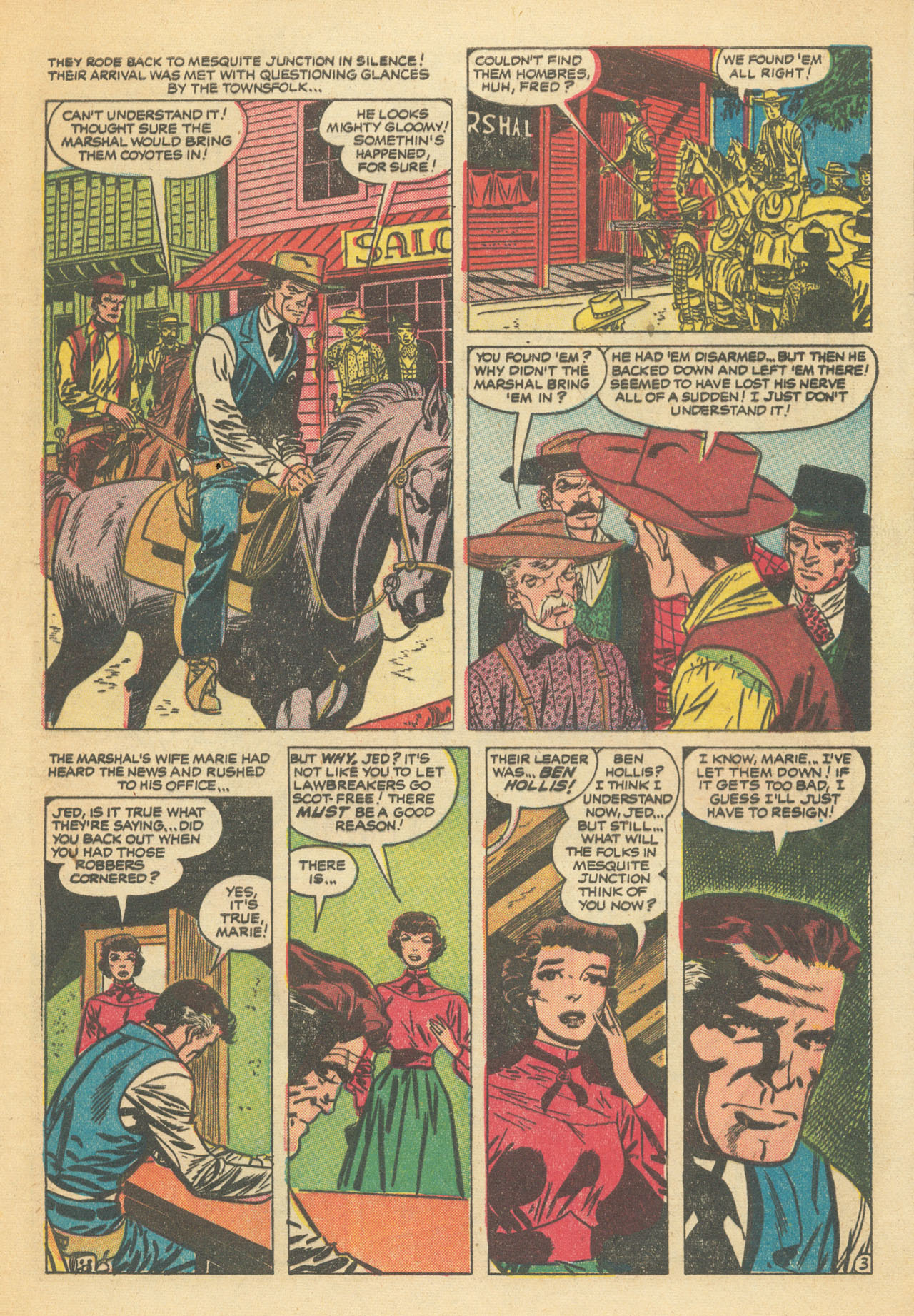 Read online Western Outlaws (1954) comic -  Issue #9 - 29