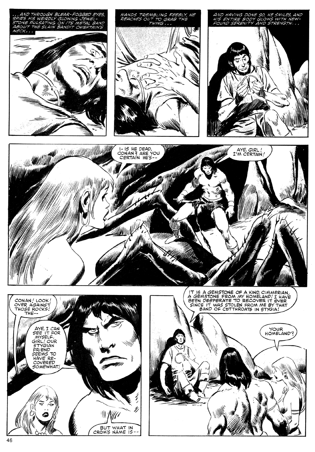 Read online The Savage Sword Of Conan comic -  Issue #73 - 46
