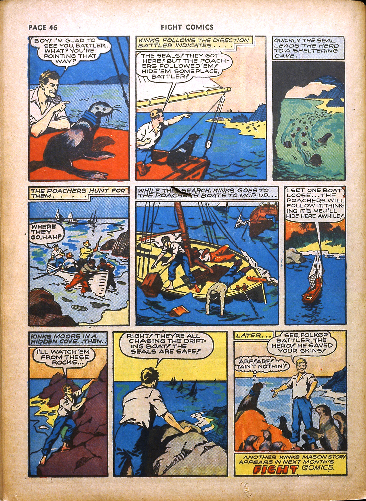 Read online Fight Comics comic -  Issue #14 - 48