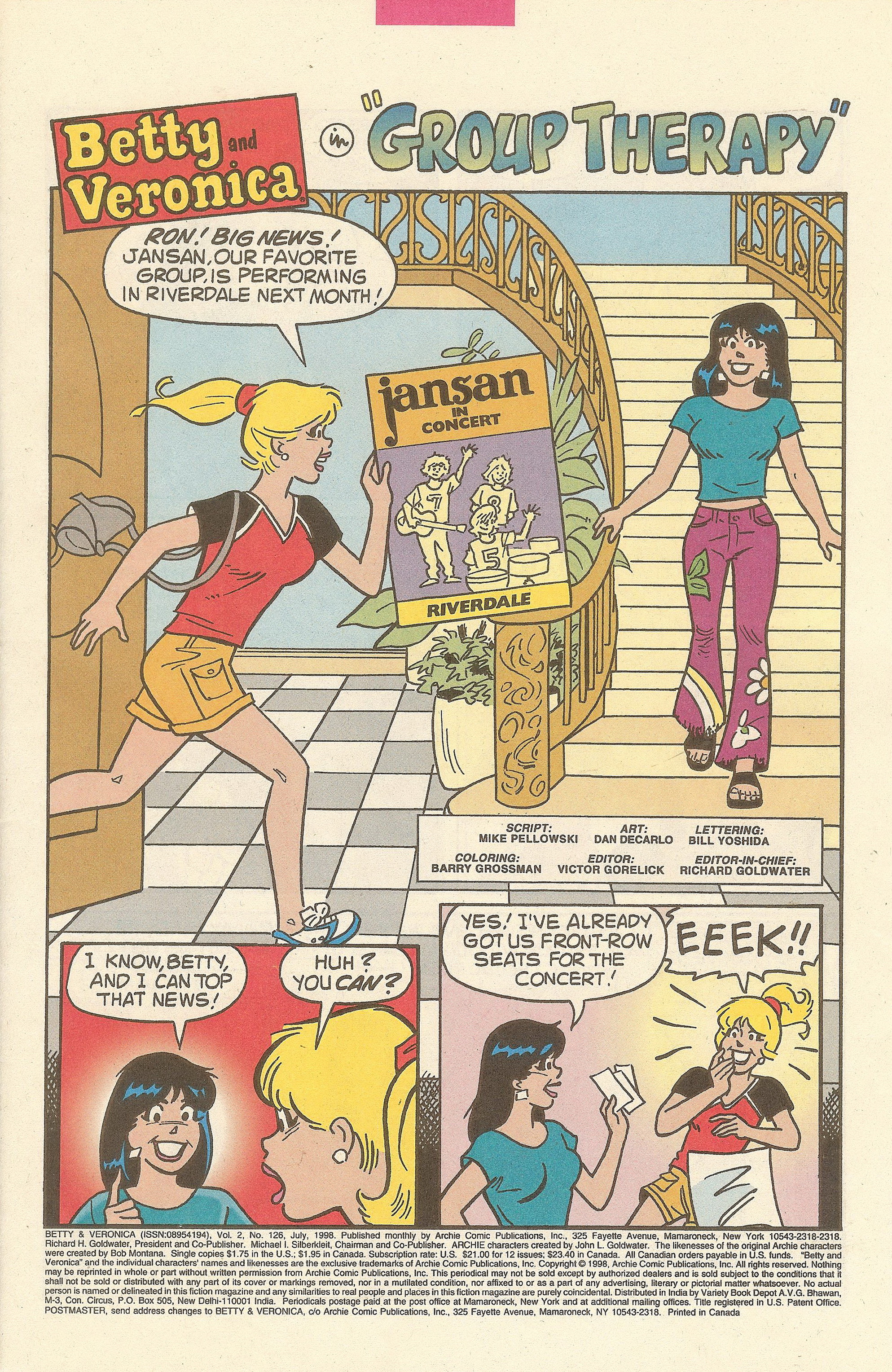 Read online Betty and Veronica (1987) comic -  Issue #126 - 3