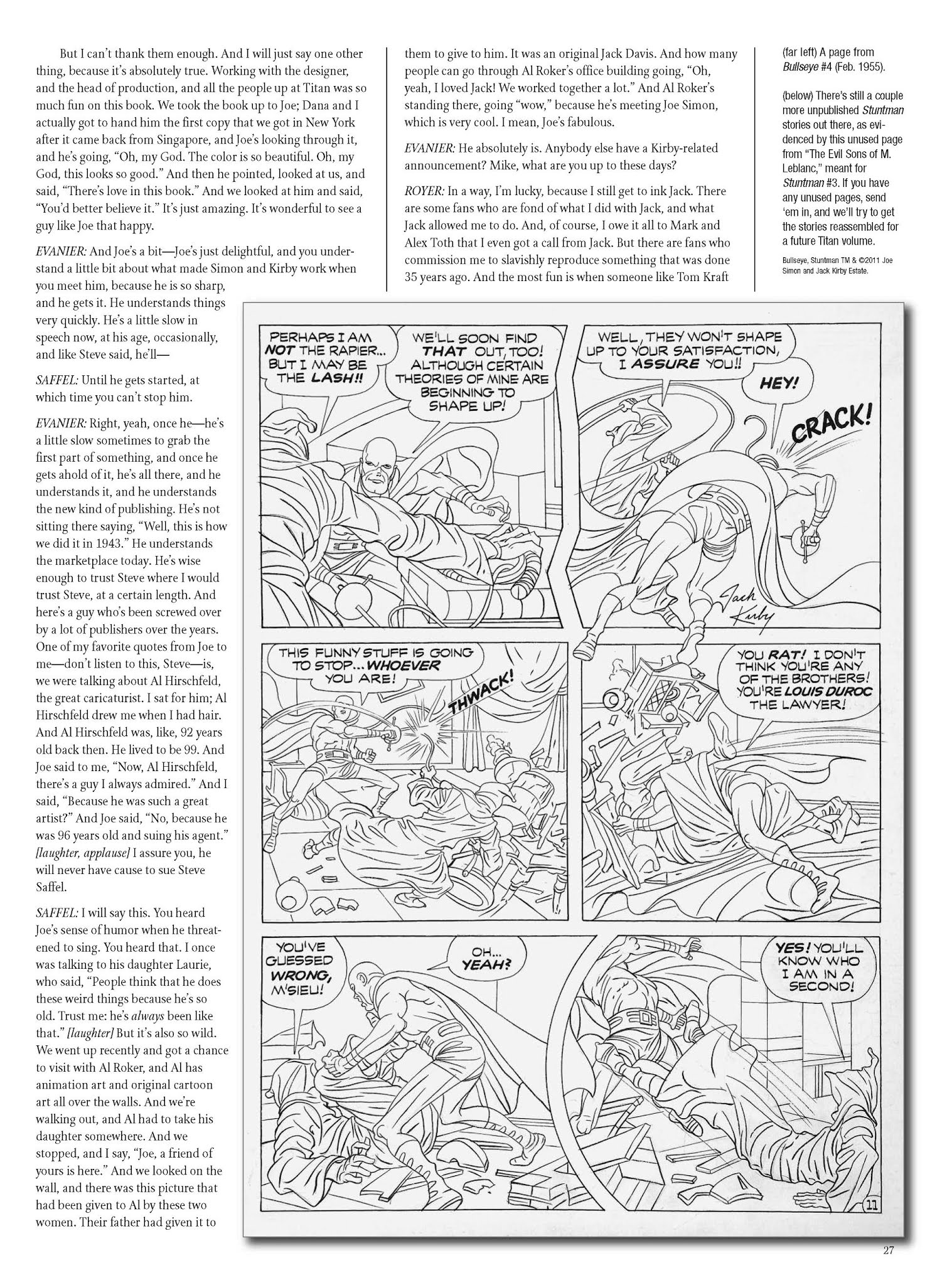 Read online The Jack Kirby Collector comic -  Issue #56 - 27